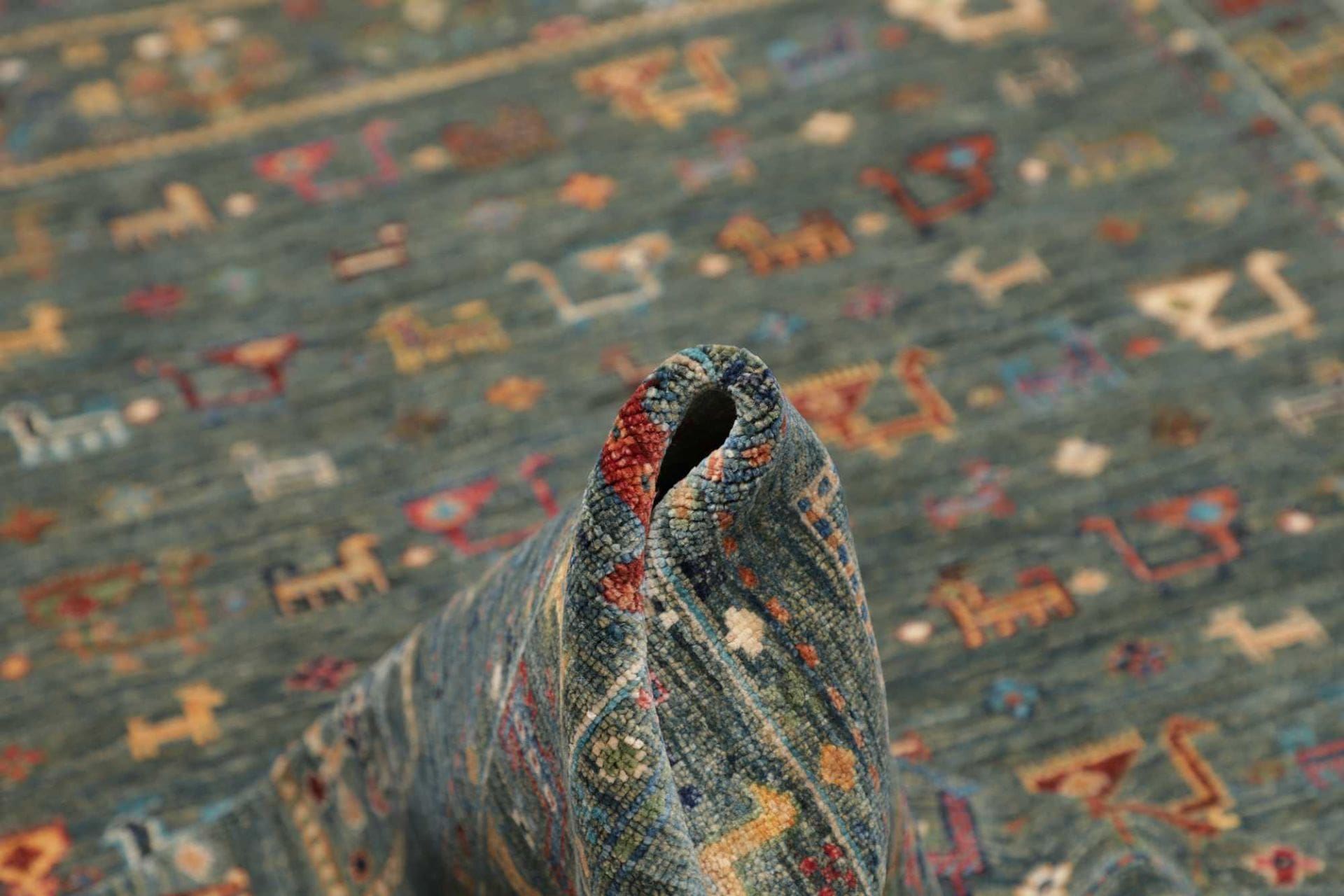 Samarkand Orientteppich 200 × 285 cm aus Wolle, handgeknüpft