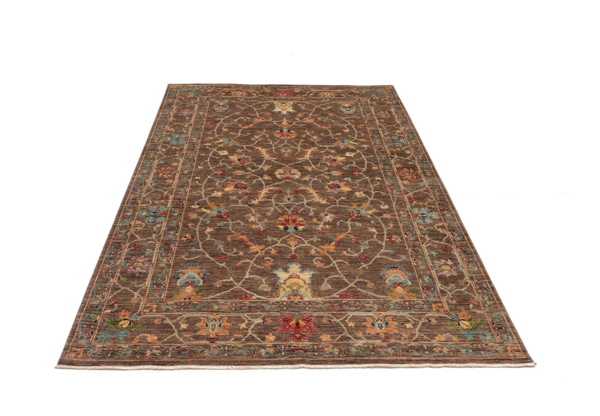 Handgeknüpfter Ziegler Orientteppich, 172 × 241 cm, Wolle