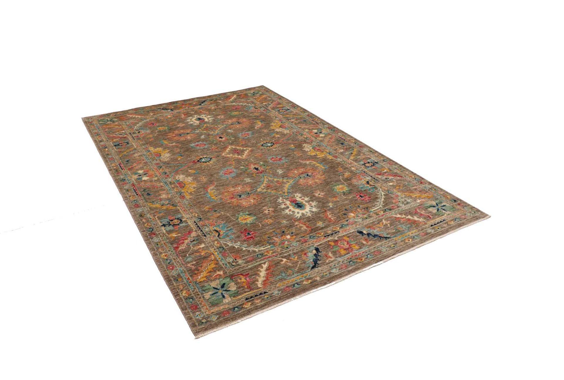 Handgeknüpfter Ziegler Orientteppich, 174 × 244 cm, Wolle