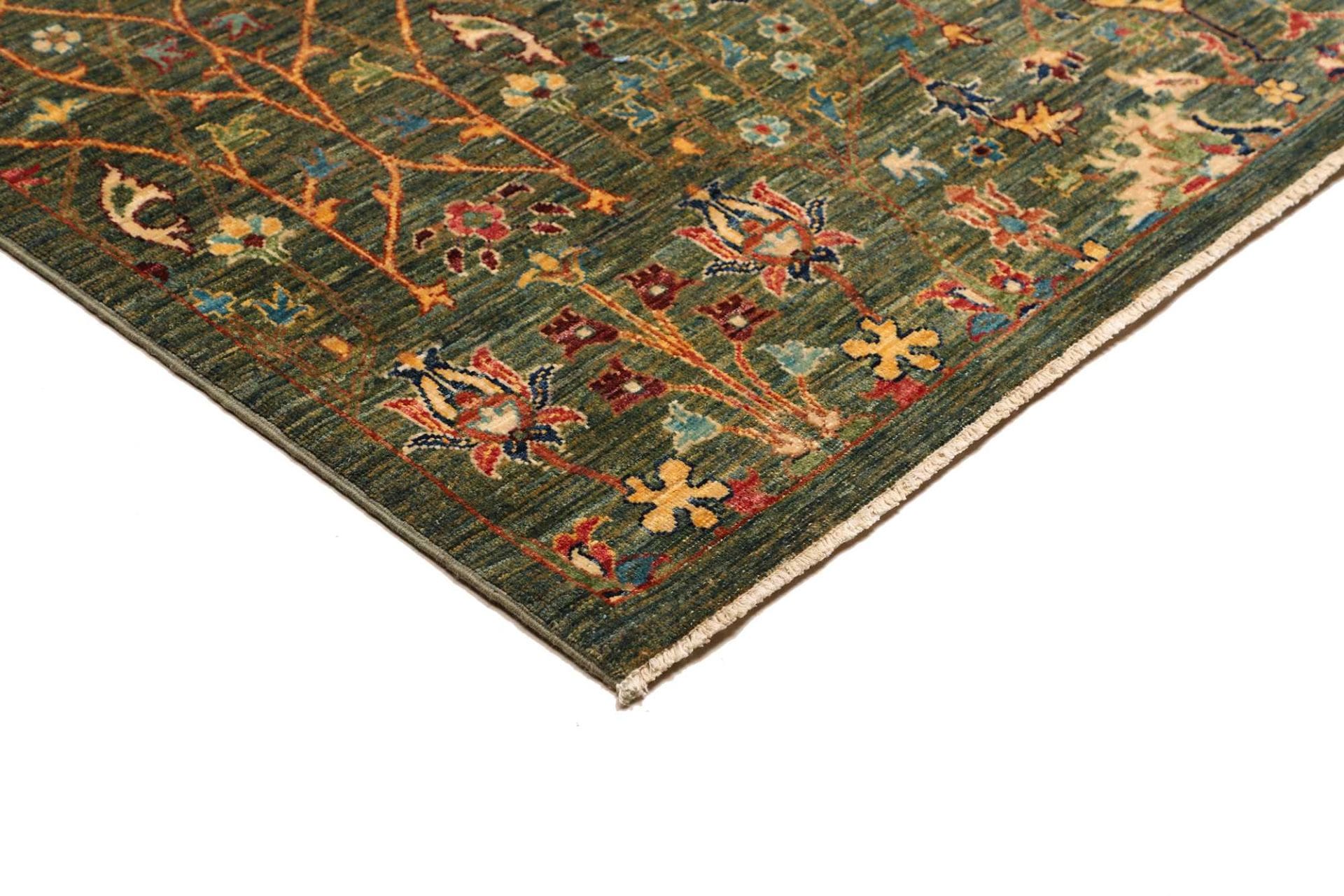 Handgeknüpfter Samarkand Orientteppich 174 × 238 cm