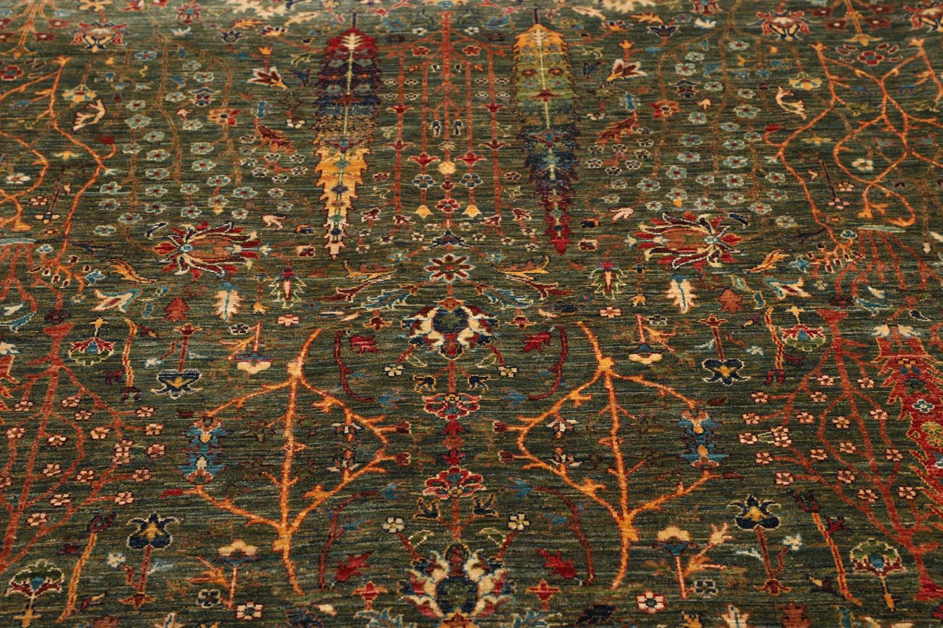 Handgeknüpfter Samarkand Orientteppich 174 × 238 cm