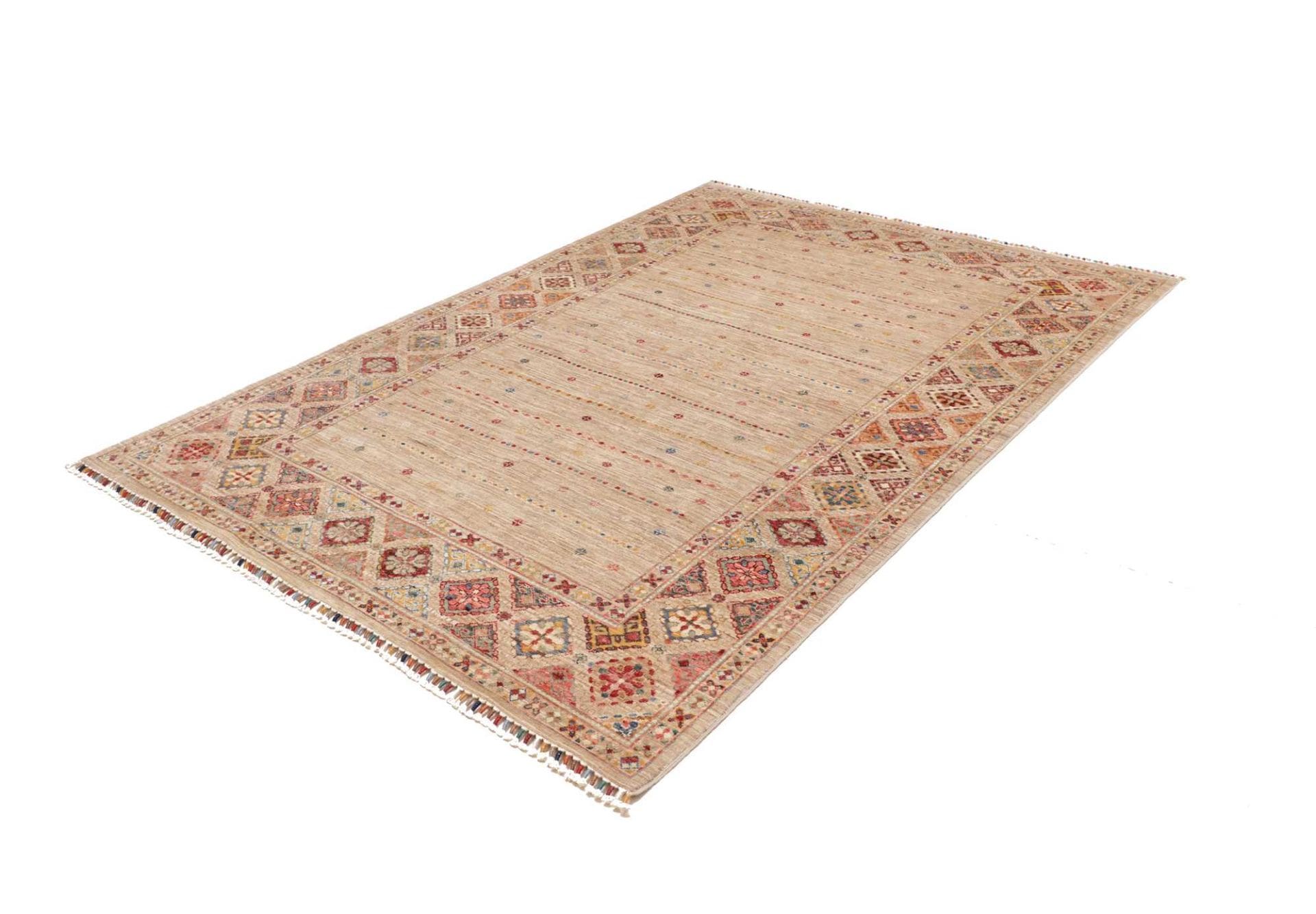 Handgeknüpfter Samarkand Orientteppich, 170 × 236 cm, Wolle