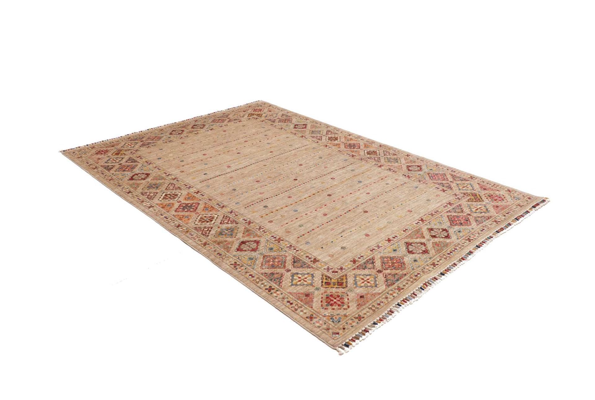 Handgeknüpfter Samarkand Orientteppich, 170 × 236 cm, Wolle