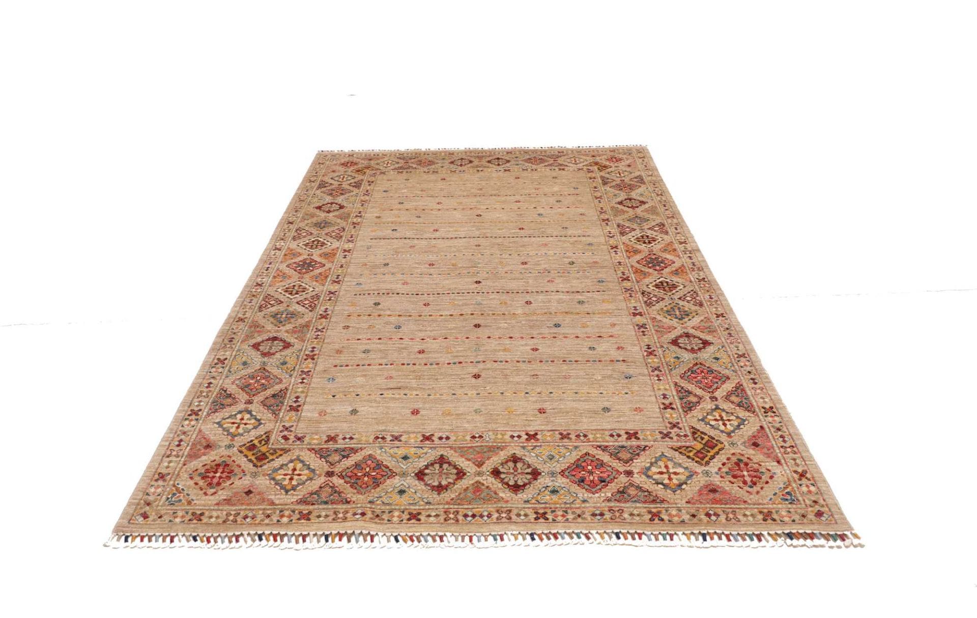 Handgeknüpfter Samarkand Orientteppich, 170 × 236 cm, Wolle