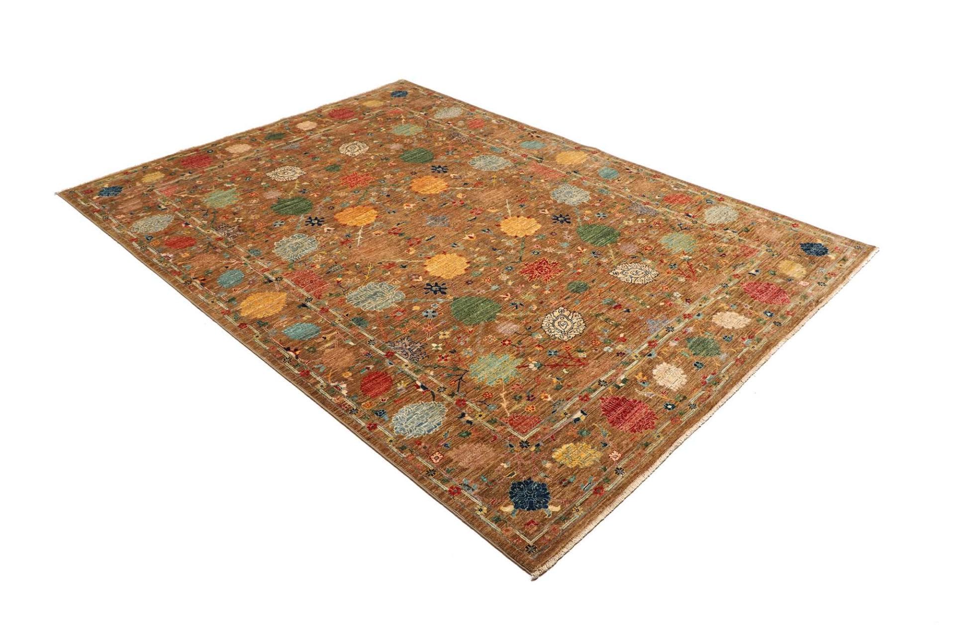 Samarkand Orientteppich 173 × 237 cm aus Wolle, handgeknüpft