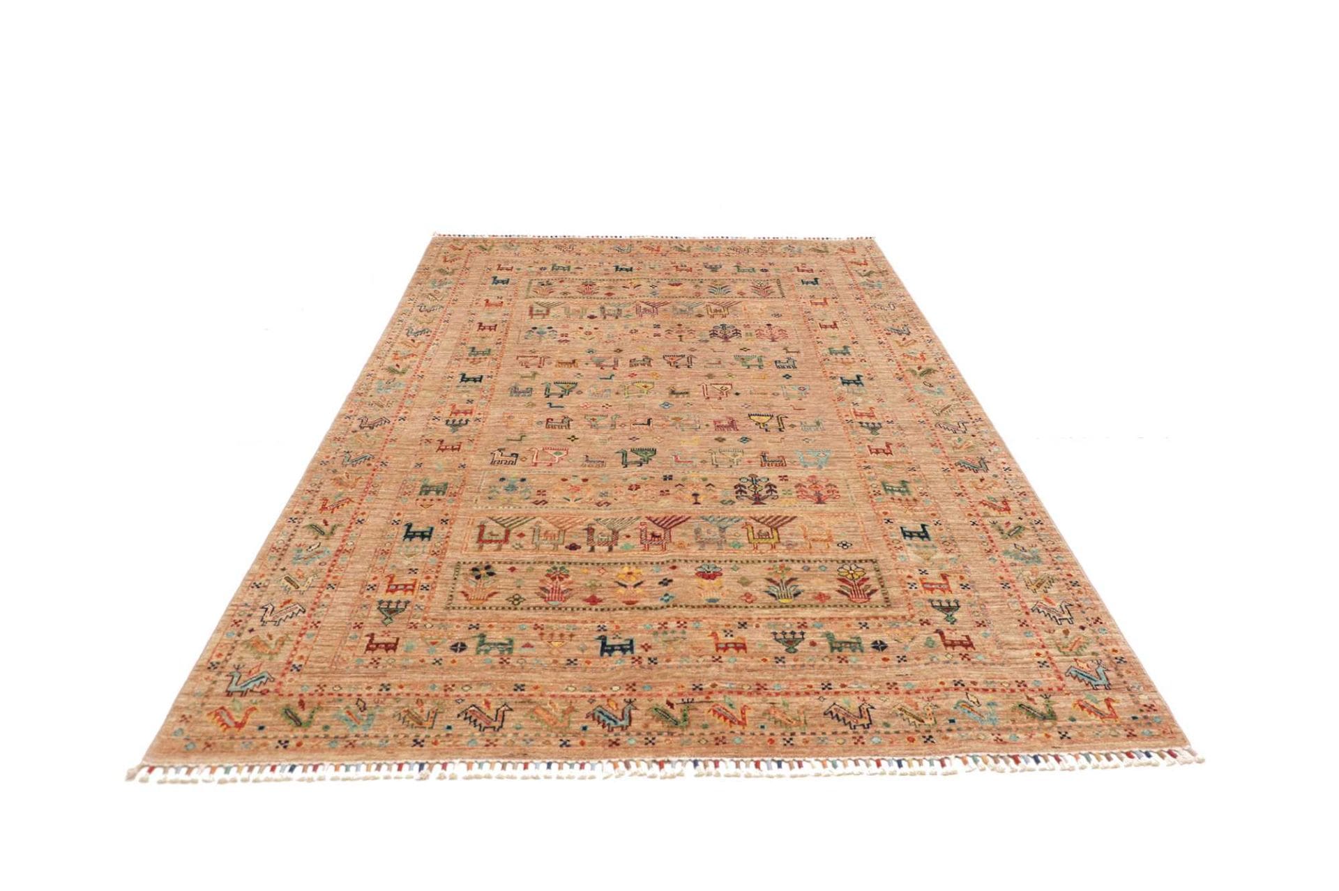 Samarkand Orientteppich 167 × 244 cm aus Wolle, handgeknüpft