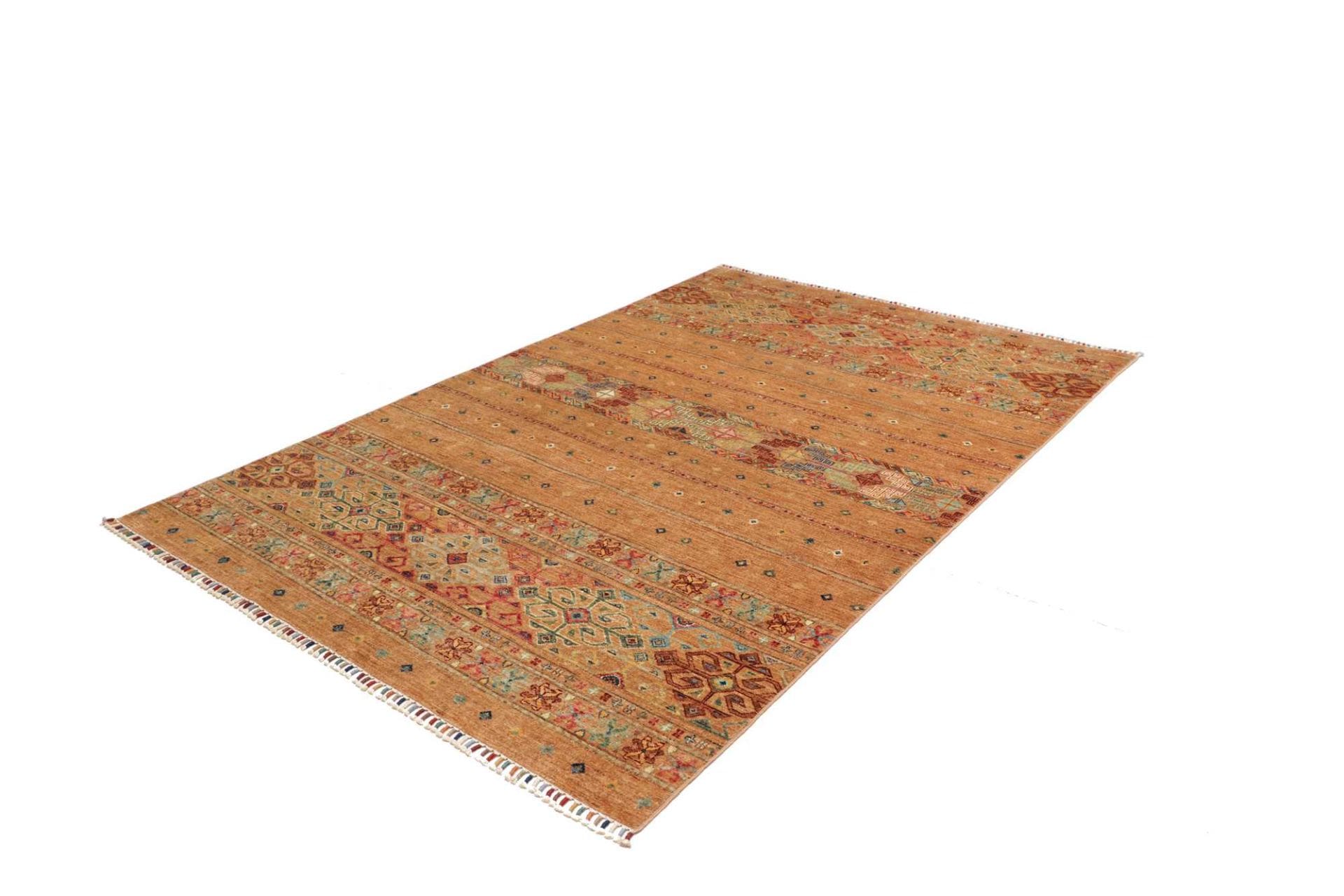 Handgeknüpfter Samarkand Orientteppich, 169 × 247 cm, Wolle