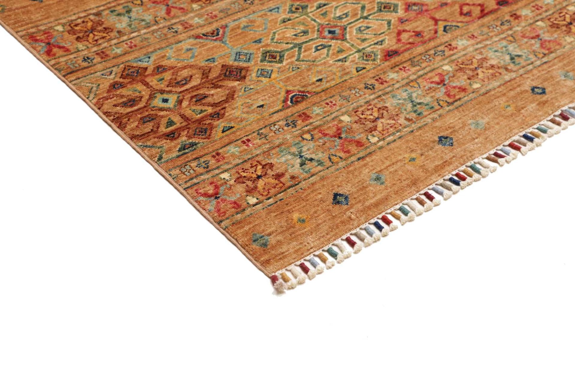 Handgeknüpfter Samarkand Orientteppich, 169 × 247 cm, Wolle
