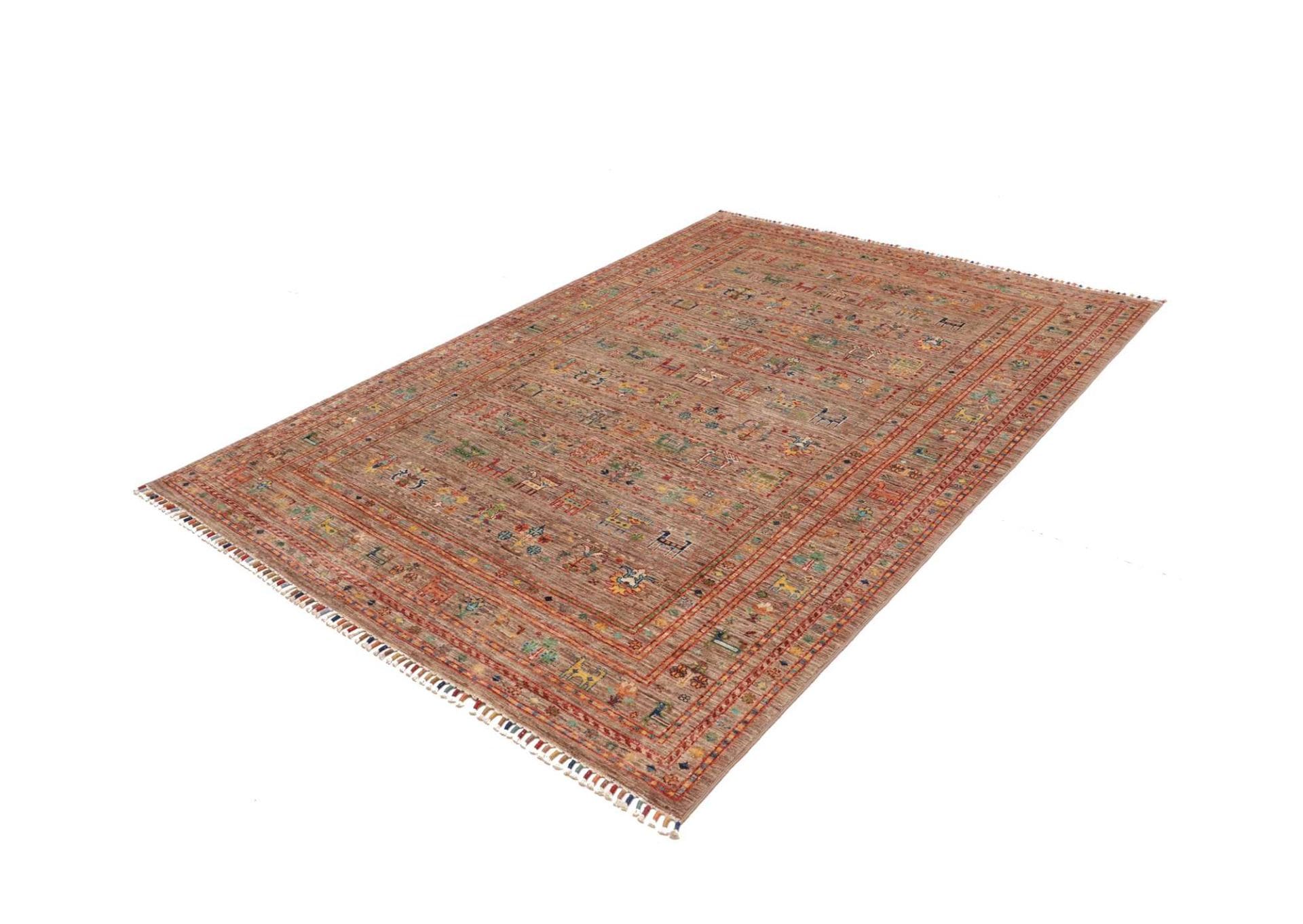 Handgeknüpfter Samarkand Orientteppich 170 × 240 cm