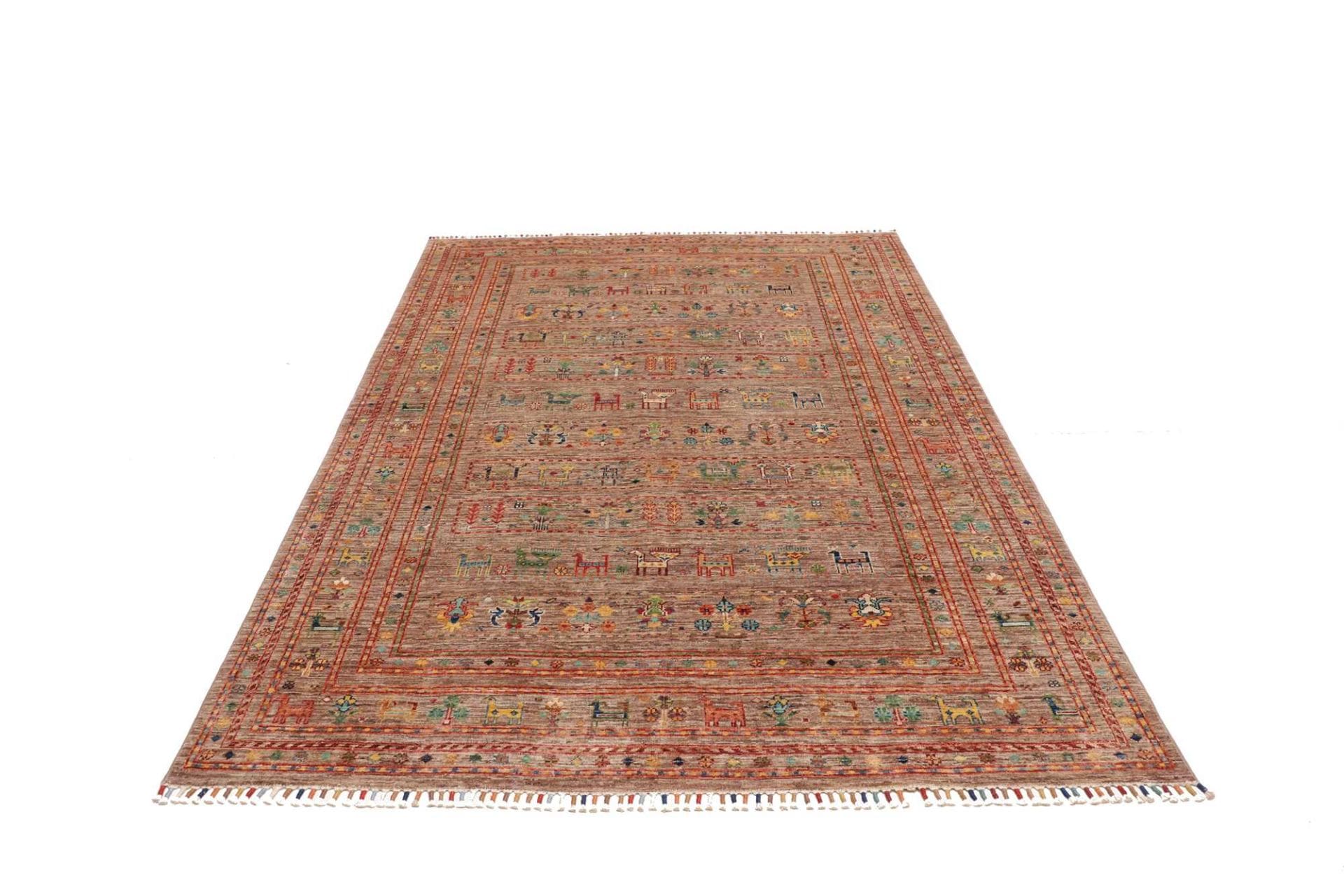 Handgeknüpfter Samarkand Orientteppich 170 × 240 cm