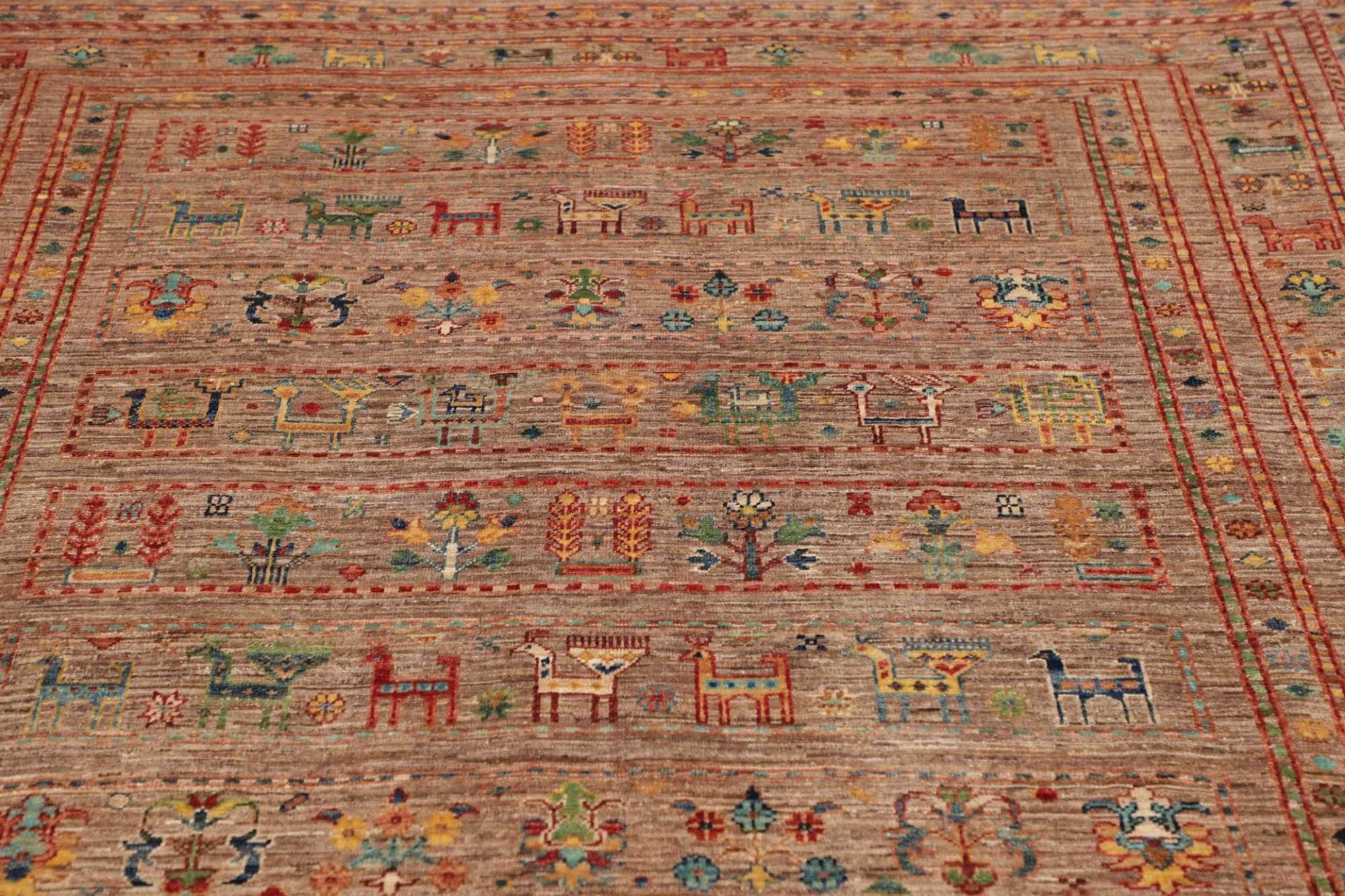 Handgeknüpfter Samarkand Orientteppich 170 × 240 cm