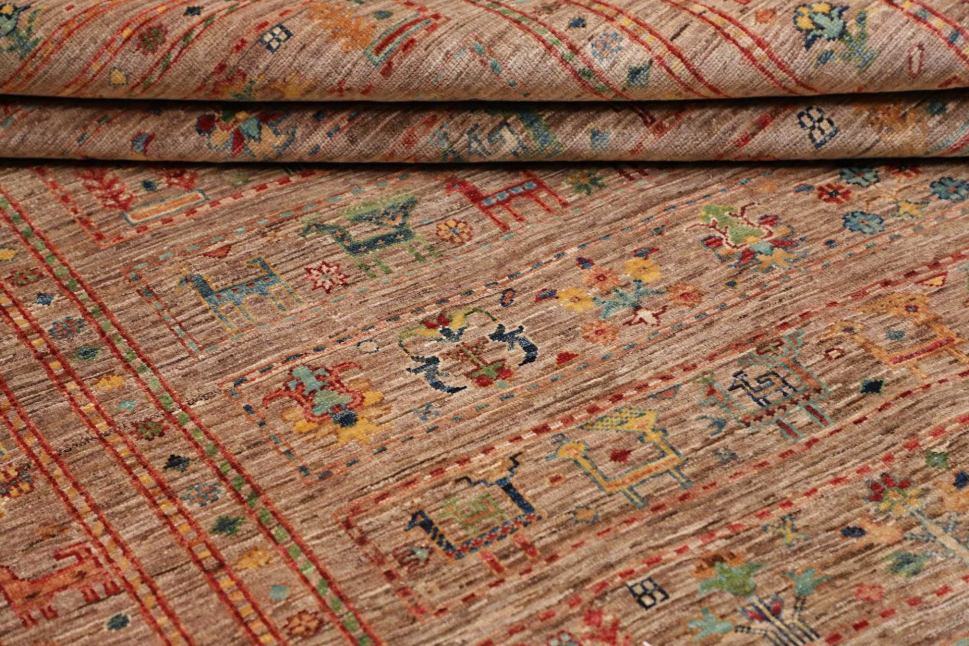 Handgeknüpfter Samarkand Orientteppich 170 × 240 cm