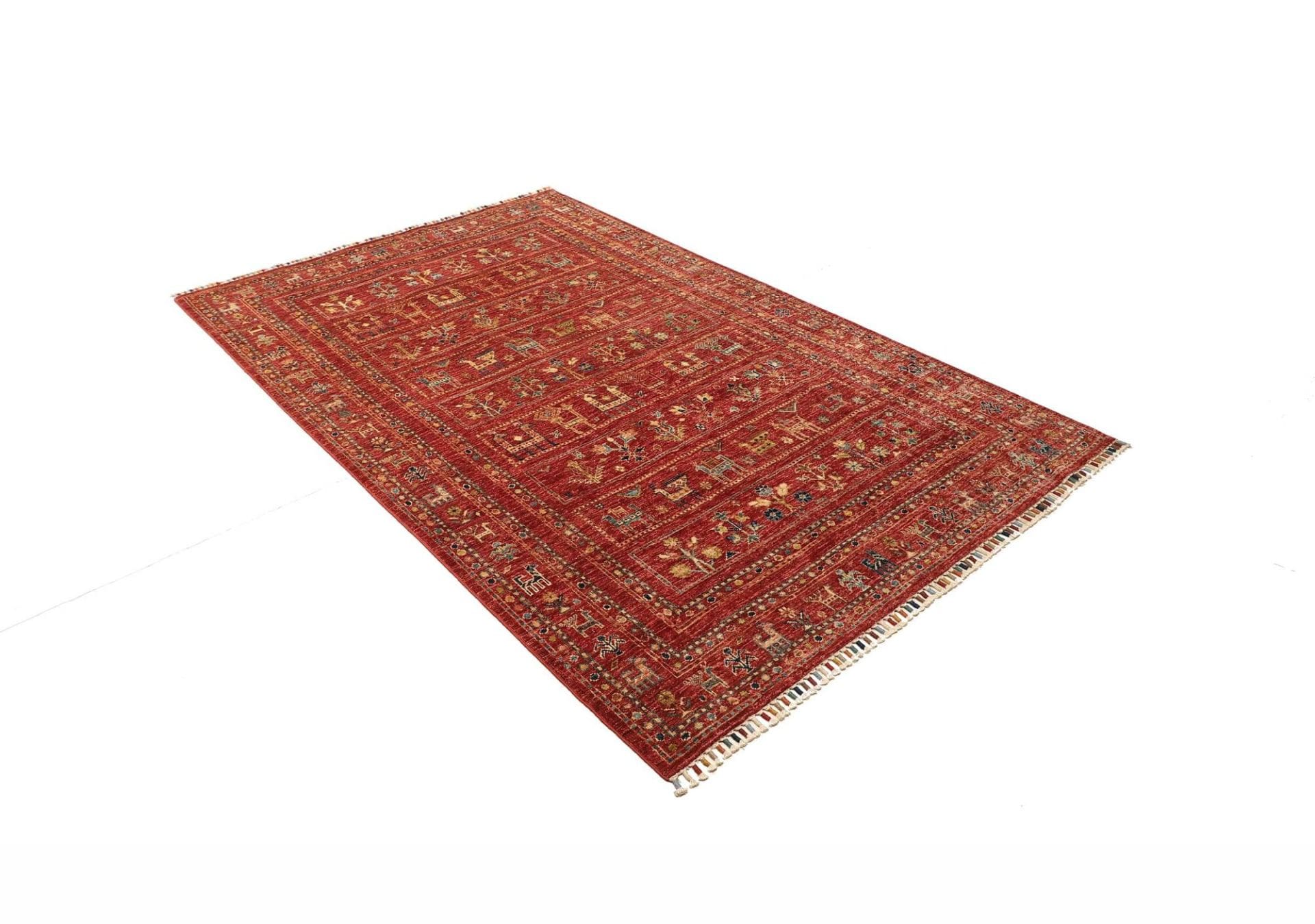 Samarkand Orientteppich aus Pakistan, 145 × 216 cm
