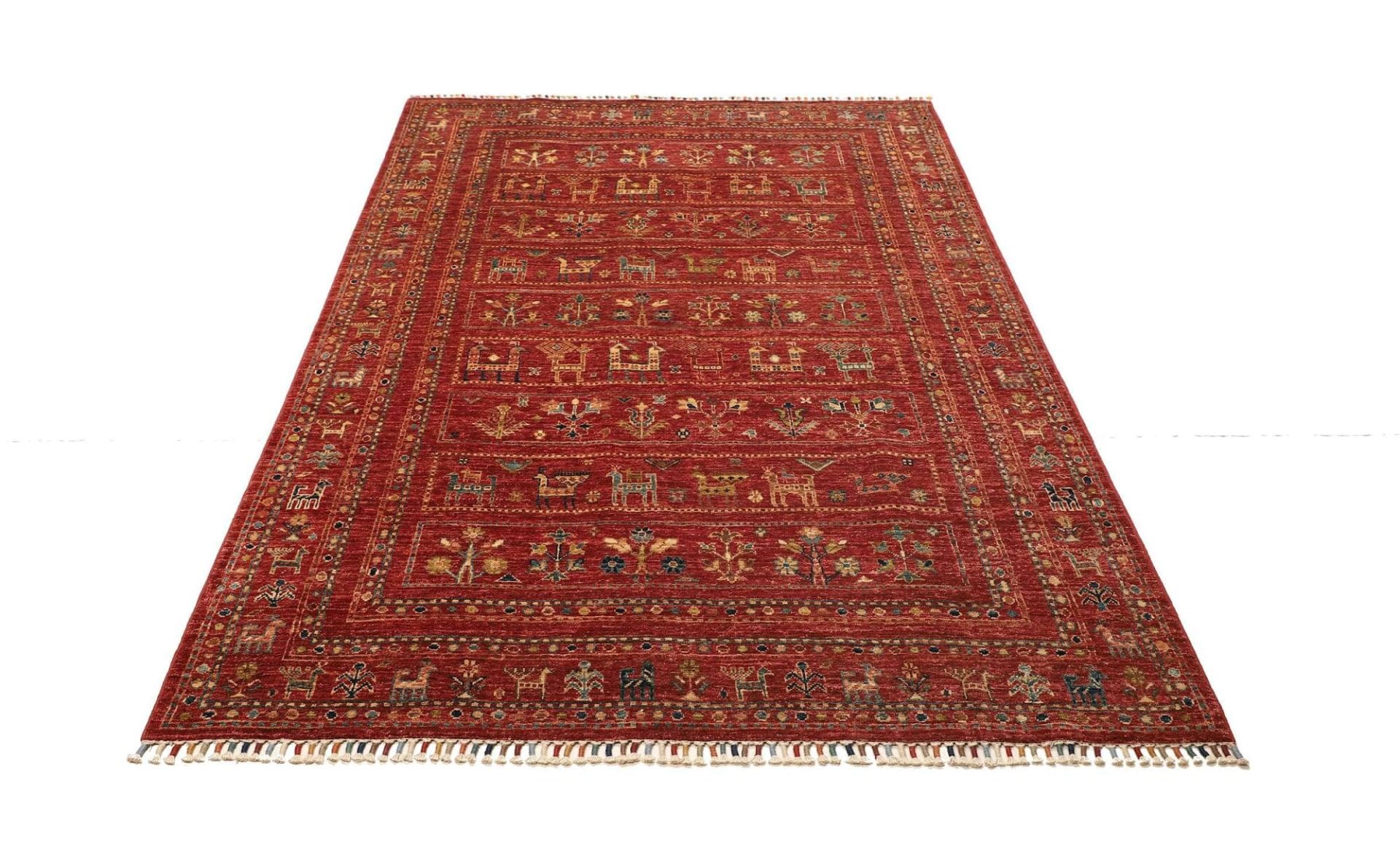 Samarkand Orientteppich aus Pakistan, 145 × 216 cm