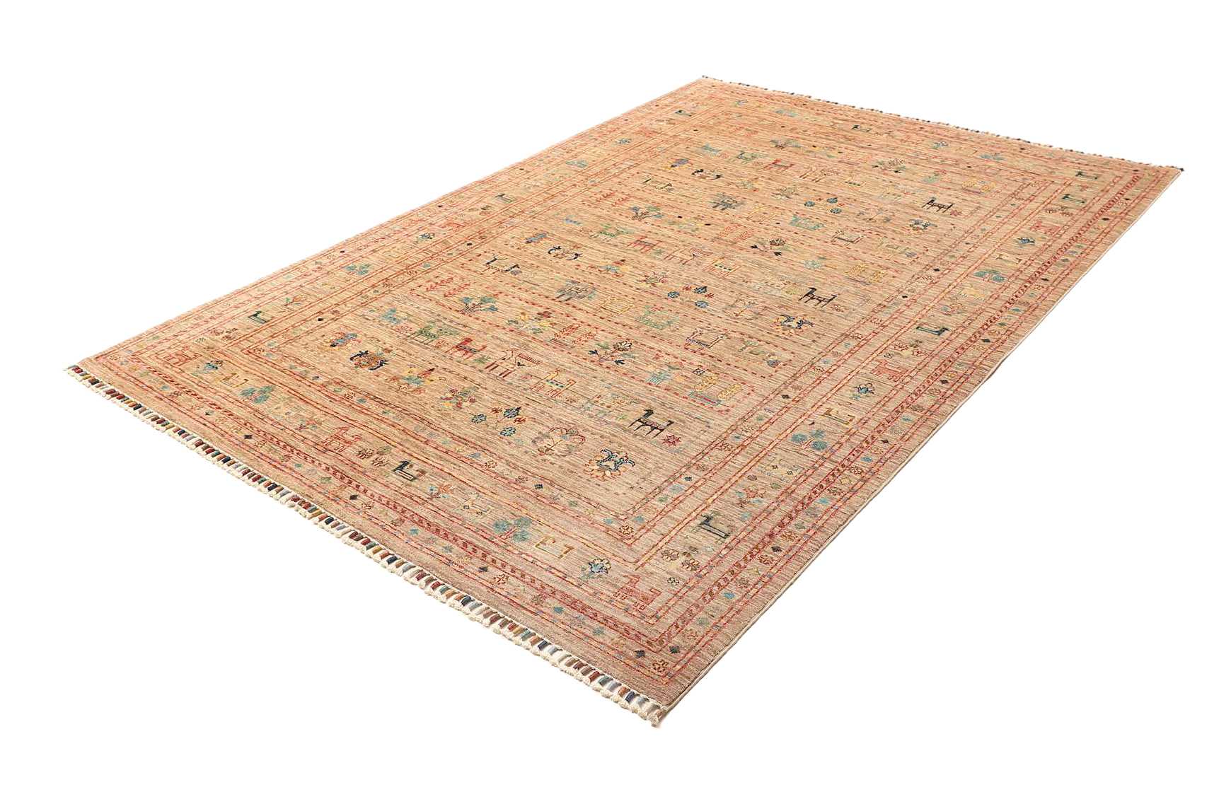 Samarkand Orientteppich 173 × 236 cm aus Wolle, handgeknüpft