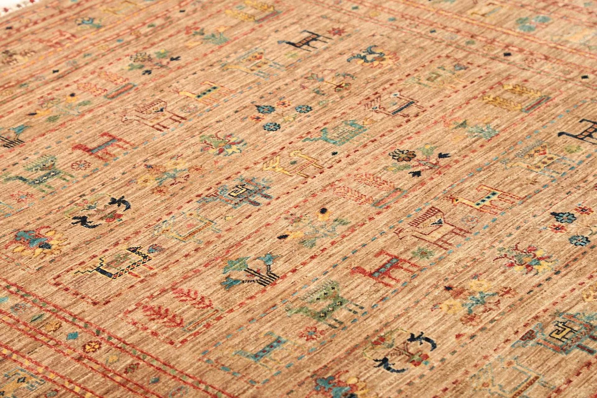 Samarkand Orientteppich 173 × 236 cm aus Wolle, handgeknüpft