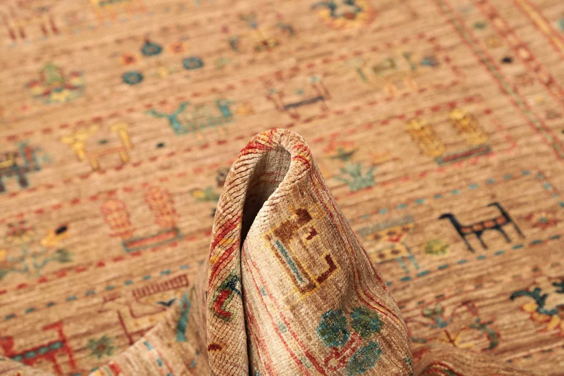 Samarkand Orientteppich 173 × 236 cm aus Wolle, handgeknüpft