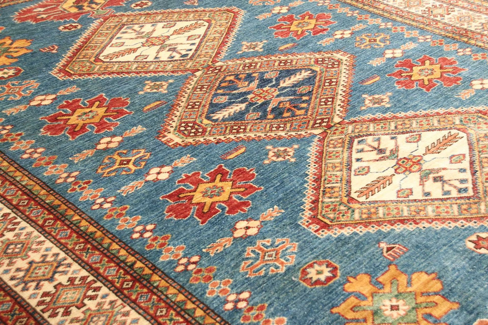 Handgeknüpfter Kazak Orientteppich, 178 × 226 cm, Wolle