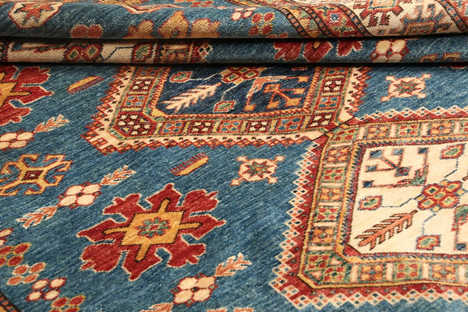 Handgeknüpfter Kazak Orientteppich, 178 × 226 cm, Wolle