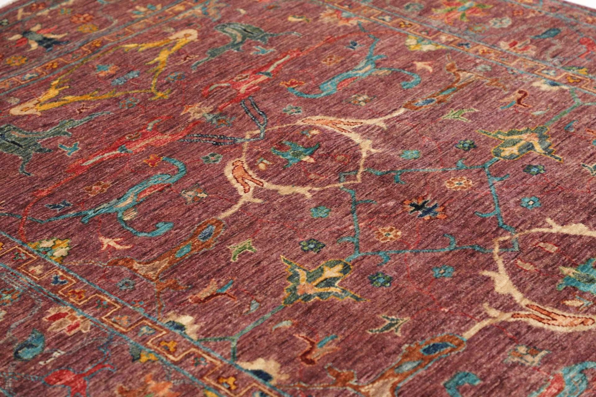 Ziegler Orientteppich 151 × 215 cm aus Wolle, handgeknüpft