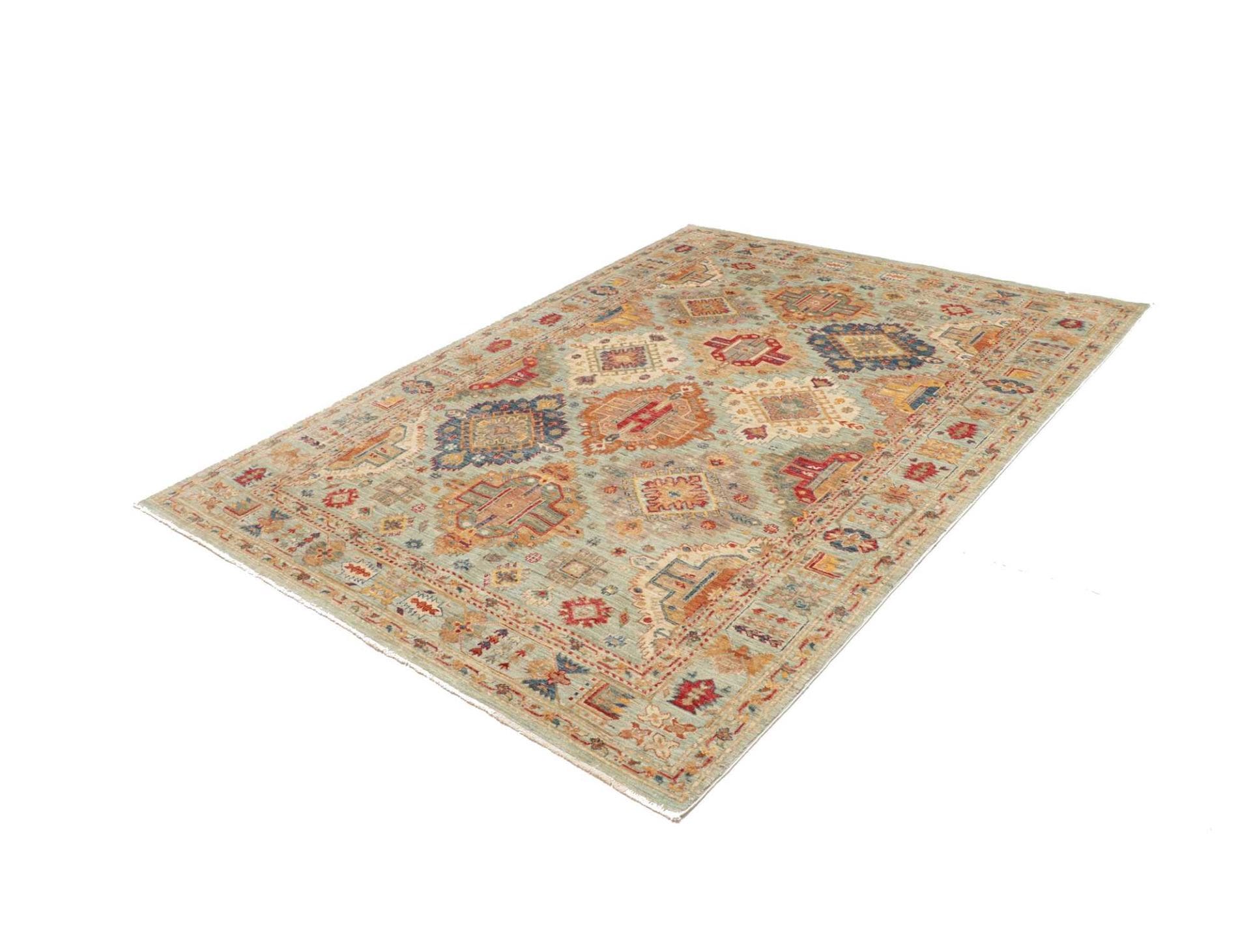 Handgeknüpfter Samarkand Orientteppich 172 × 224 cm