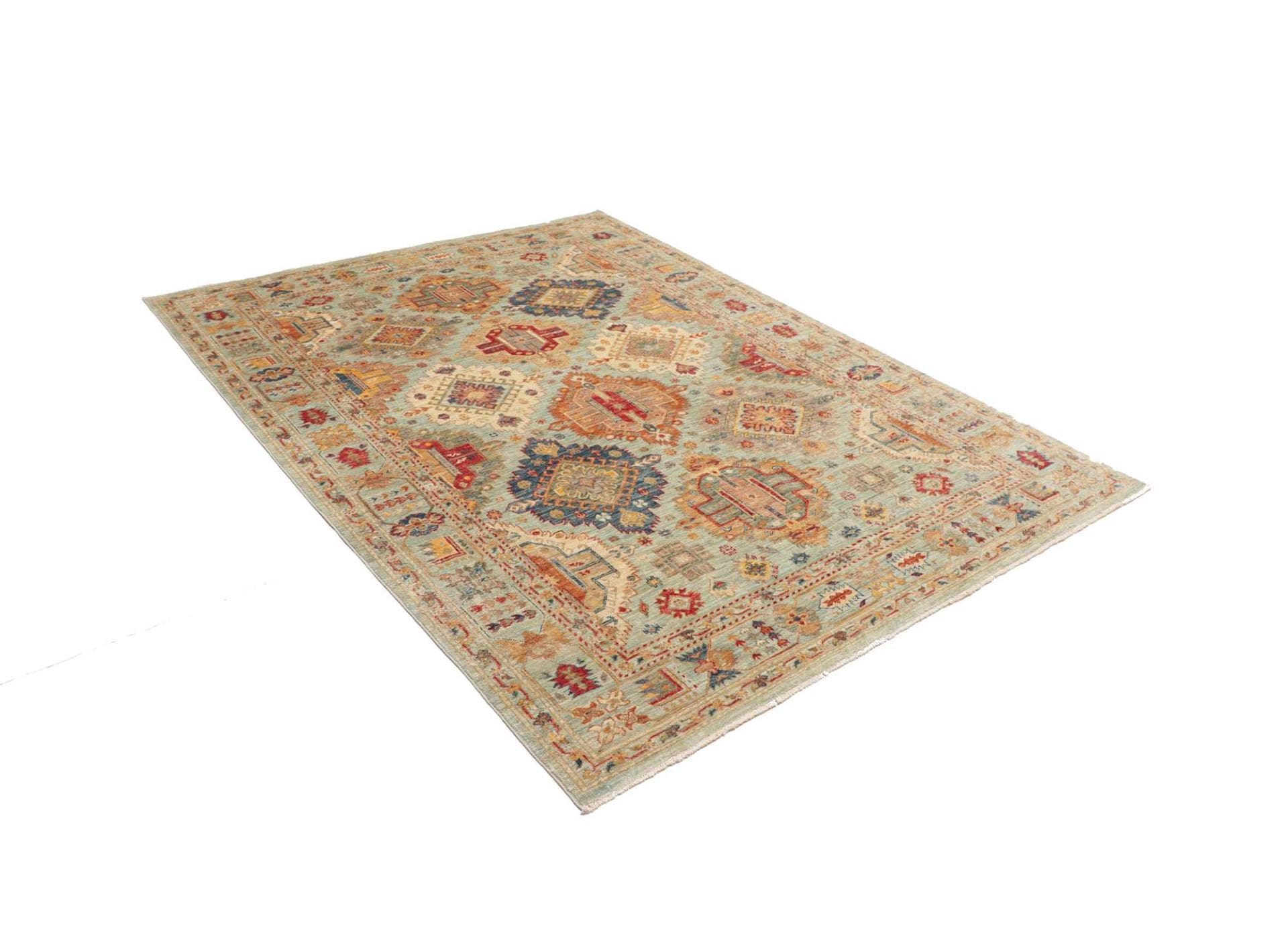 Handgeknüpfter Samarkand Orientteppich 172 × 224 cm