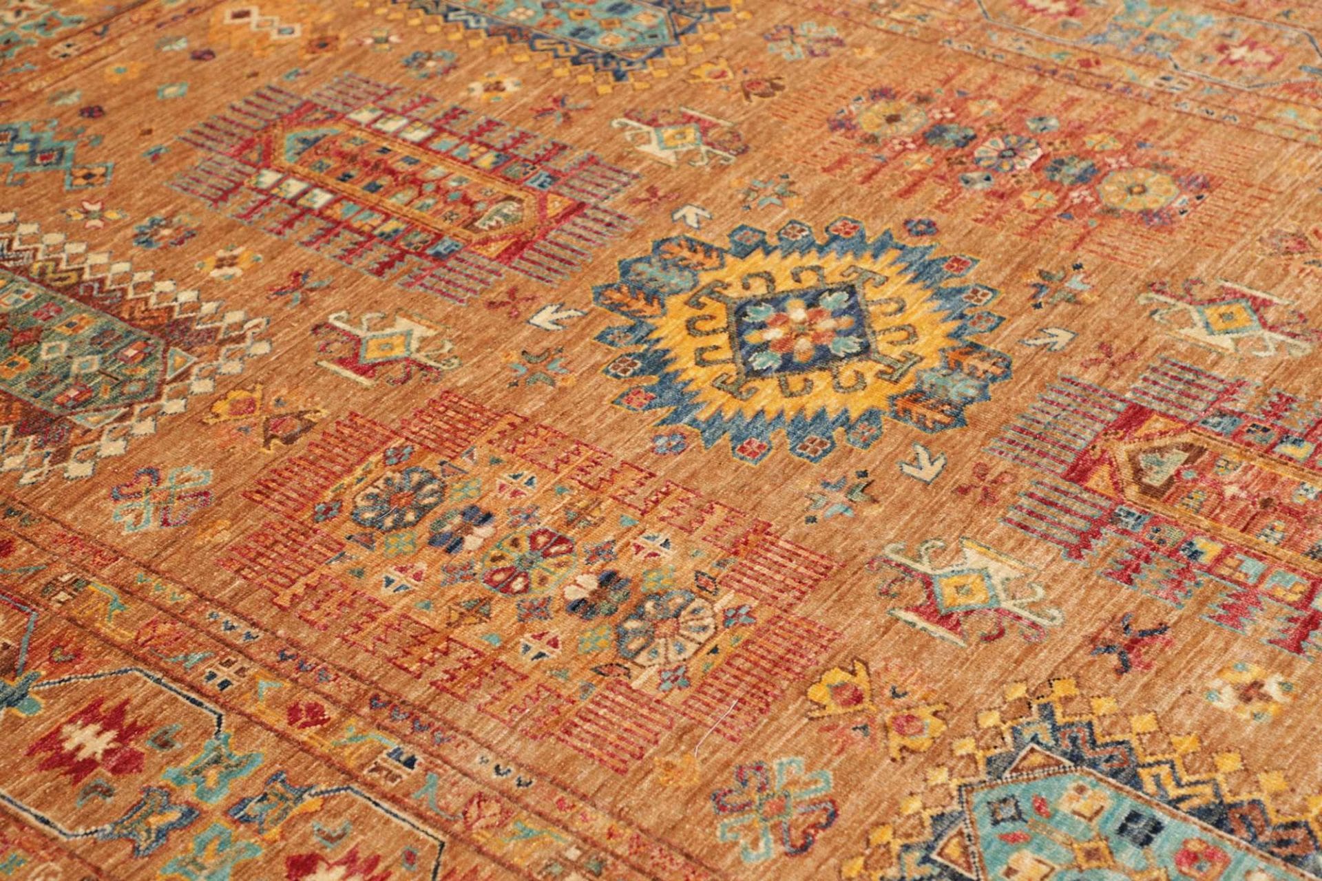Handgeknüpfter Samarkand Orientteppich, 174 × 244 cm, Wolle