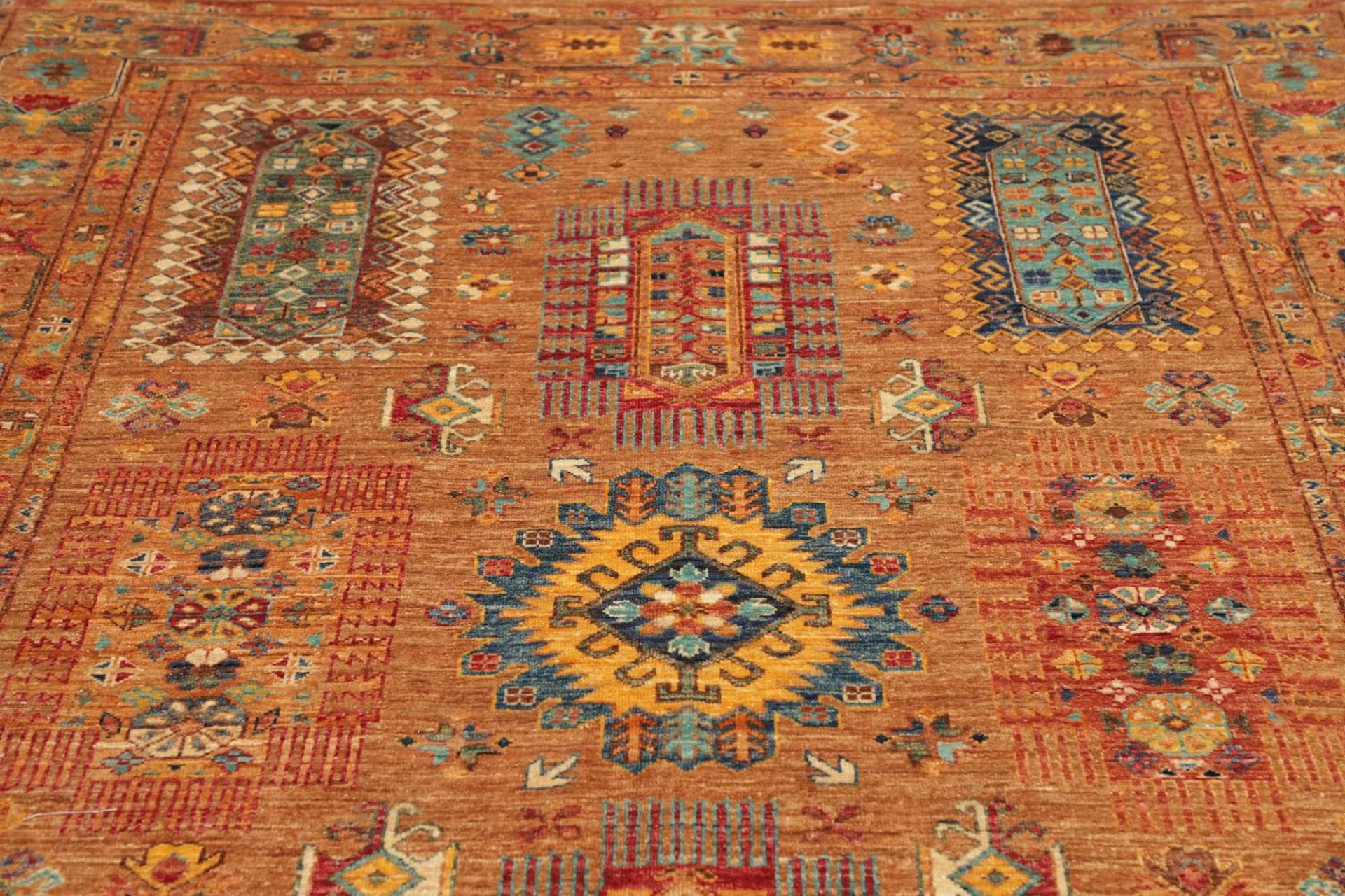 Handgeknüpfter Samarkand Orientteppich, 174 × 244 cm, Wolle