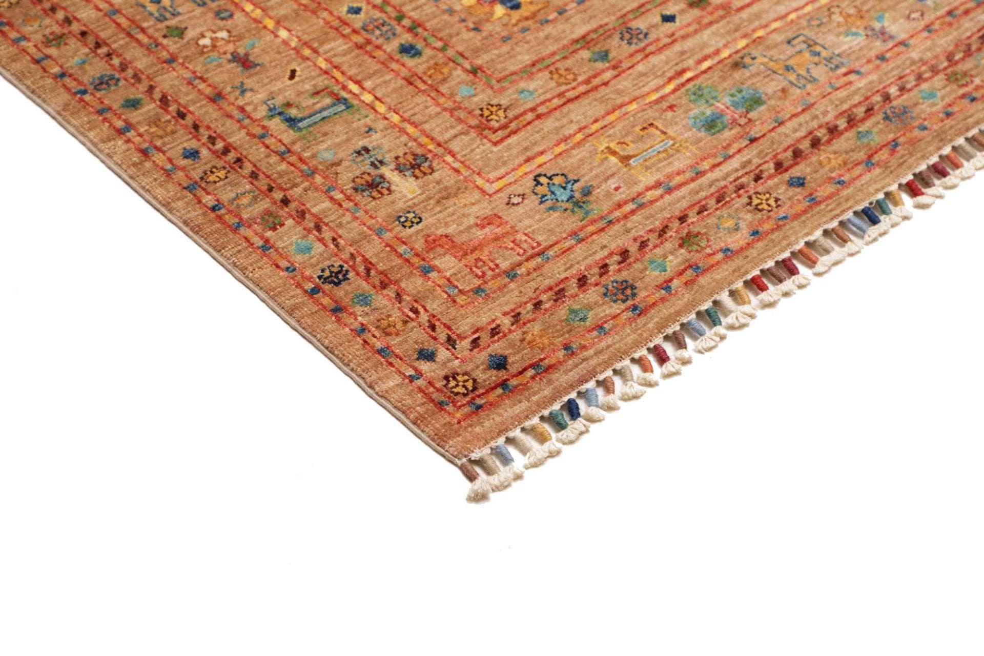 Handgeknüpfter Samarkand Orientteppich, 166 × 243 cm, Wolle