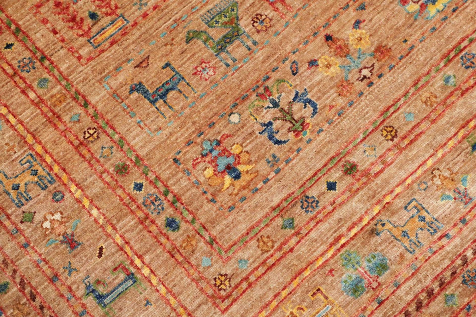 Handgeknüpfter Samarkand Orientteppich, 166 × 243 cm, Wolle