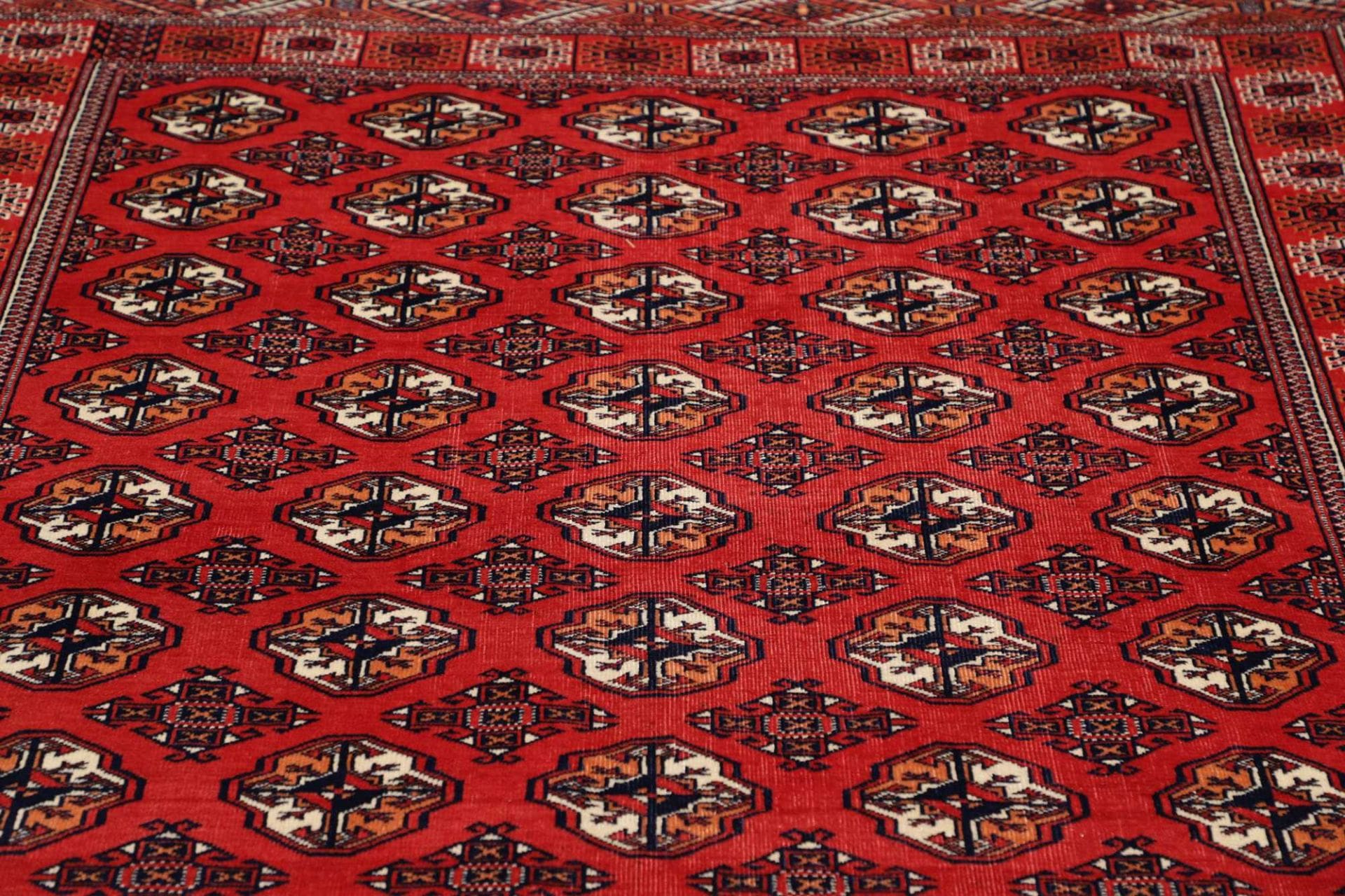Handgeknüpfter Turkmen Perserteppich 153 × 217 cm