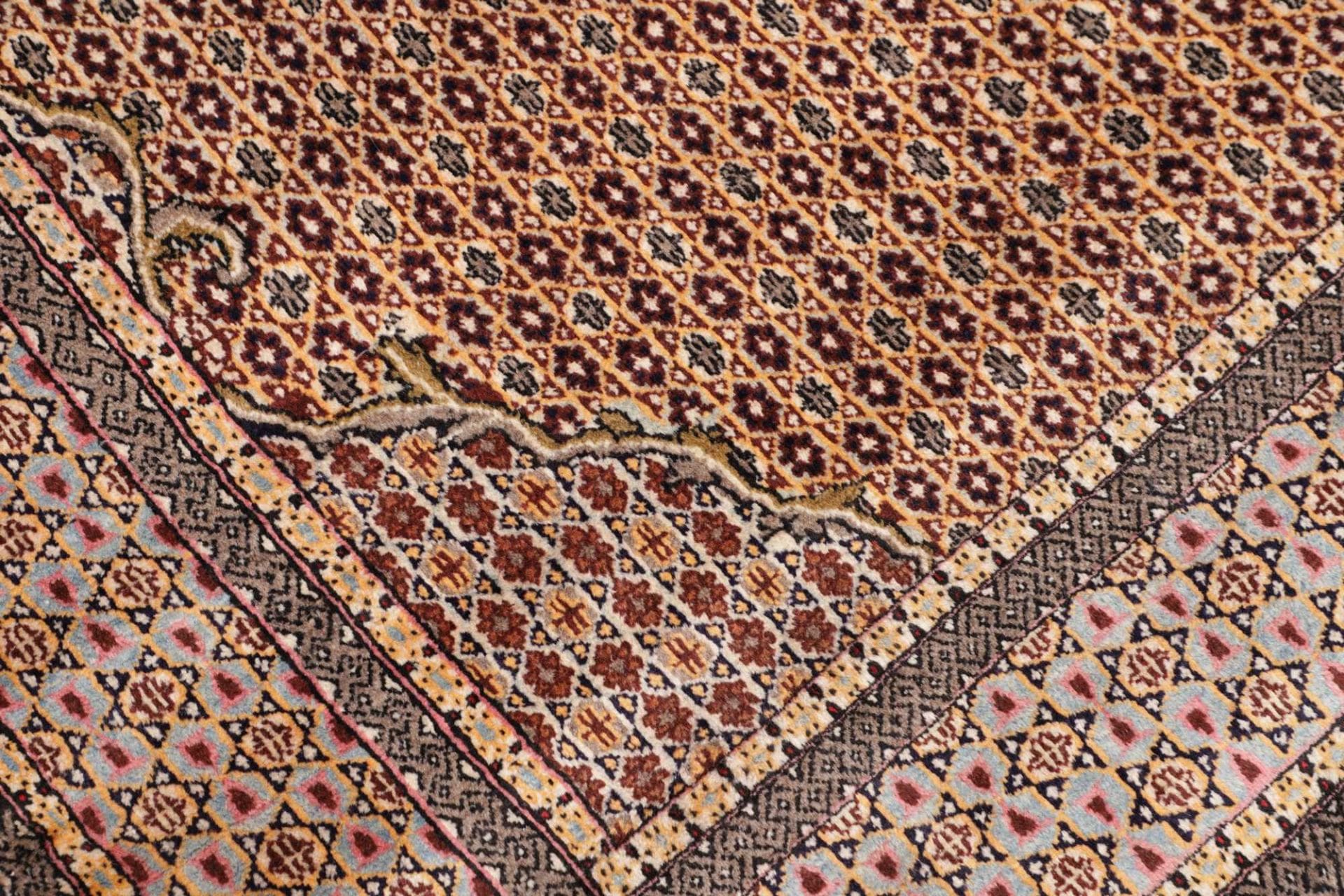 Handgeknüpfter Moud Perserteppich, 145 × 213 cm, Wolle