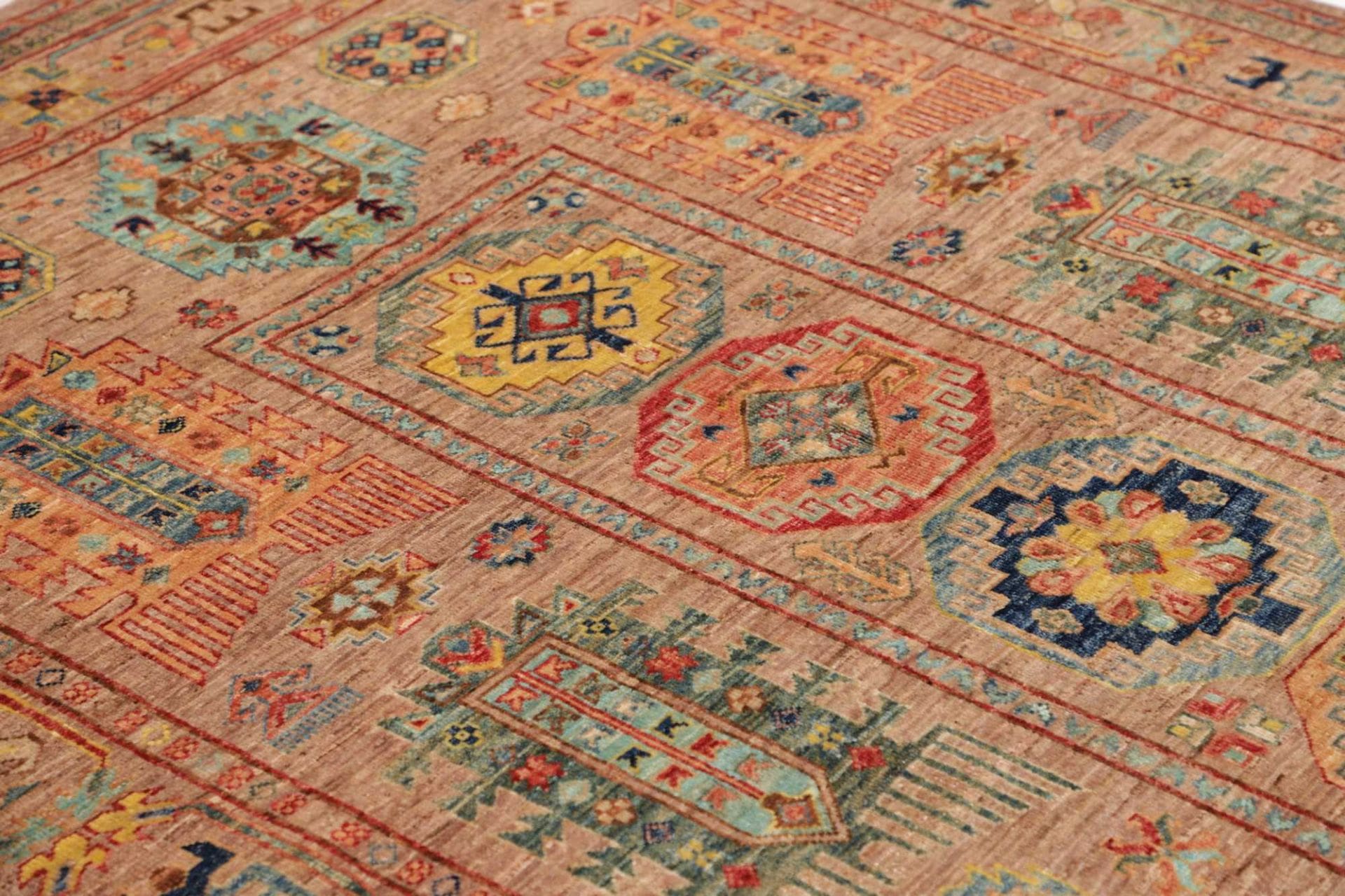 Handgeknüpfter Samarkand Orientteppich, 154 × 203 cm, Wolle
