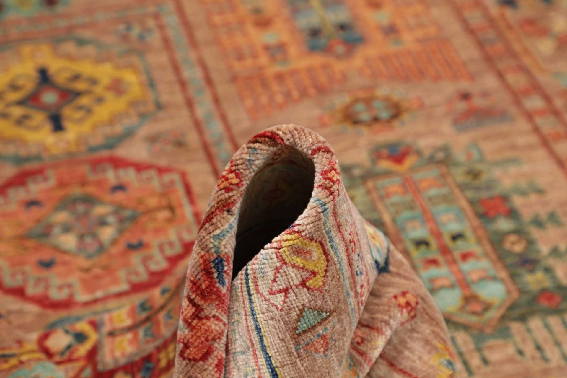 Handgeknüpfter Samarkand Orientteppich, 154 × 203 cm, Wolle