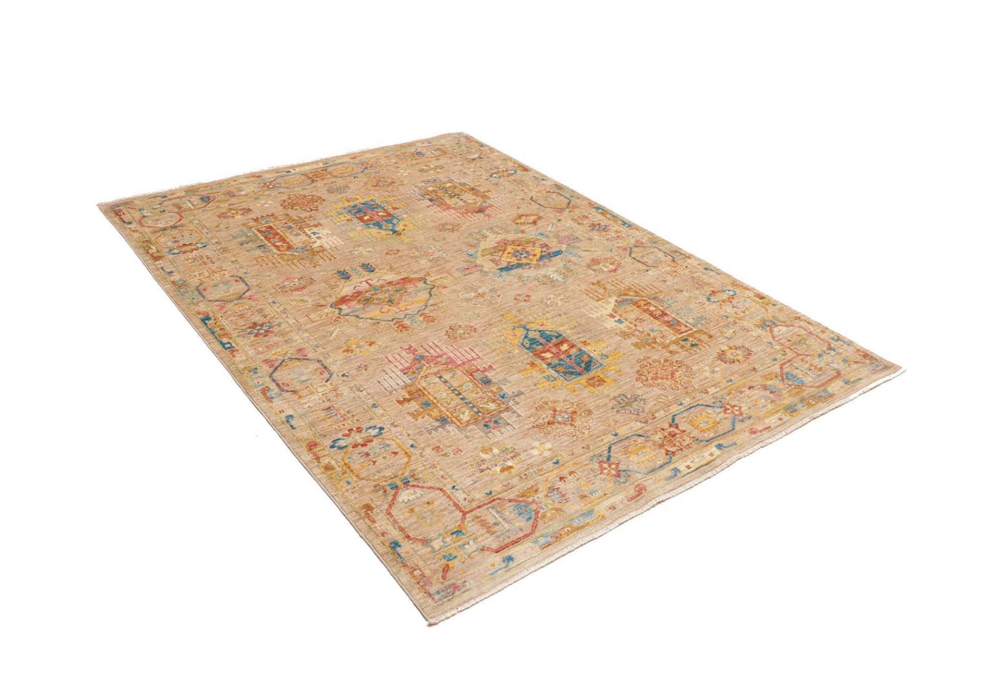 Samarkand Orientteppich 153 × 197 cm aus Wolle, handgeknüpft