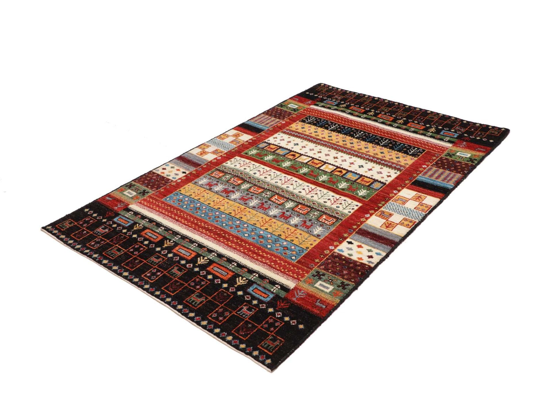 Handgeknüpfter Loribaft Orientteppich 122 × 186 cm