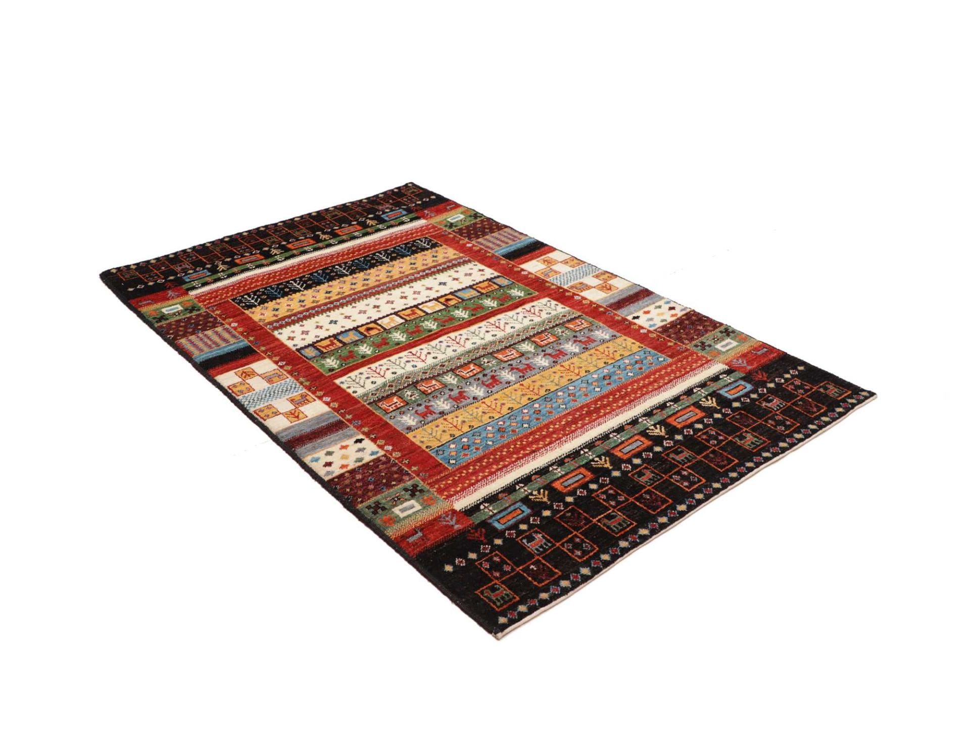 Handgeknüpfter Loribaft Orientteppich 122 × 186 cm