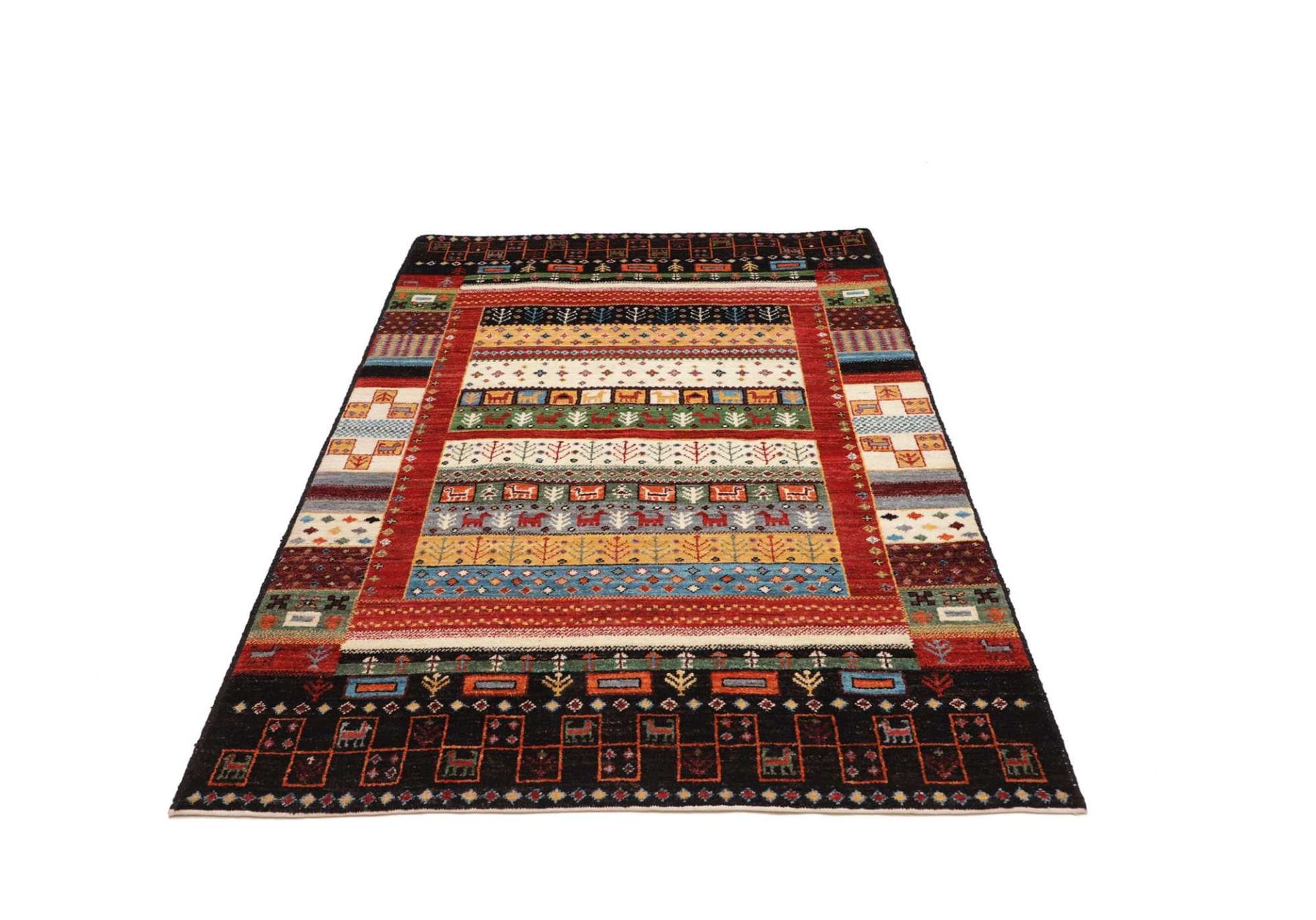 Handgeknüpfter Loribaft Orientteppich 122 × 186 cm
