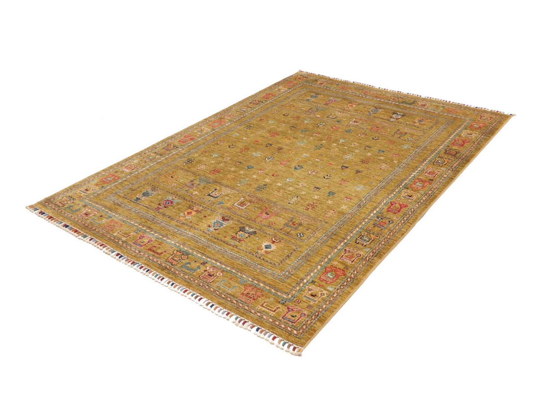 Handgeknüpfter Samarkand Orientteppich 153 × 206 cm