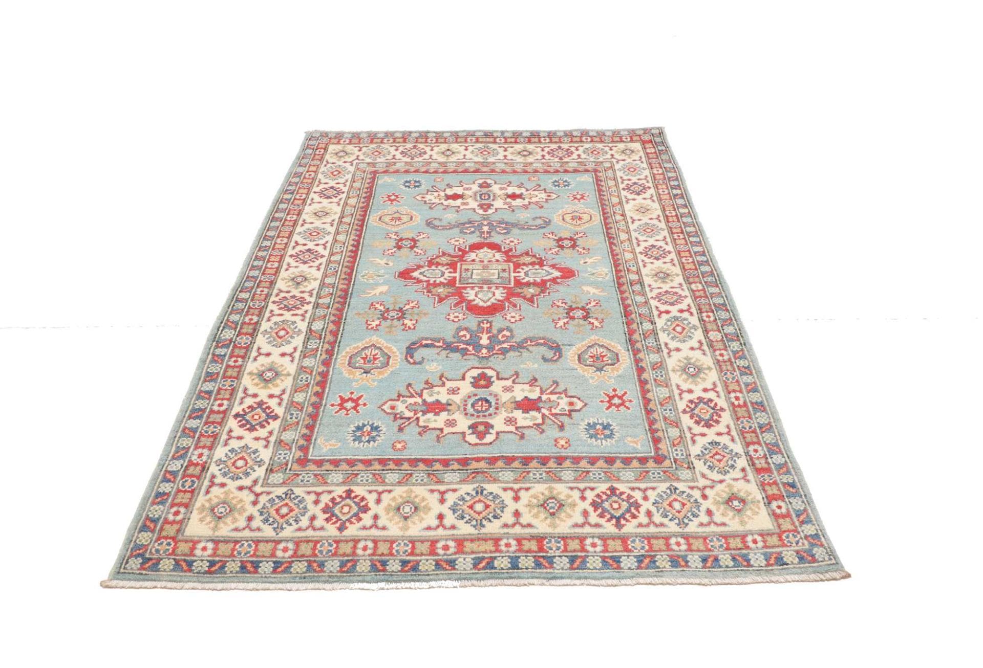 Handgeknüpfter Kazak Orientteppich, 124 × 186 cm, Wolle