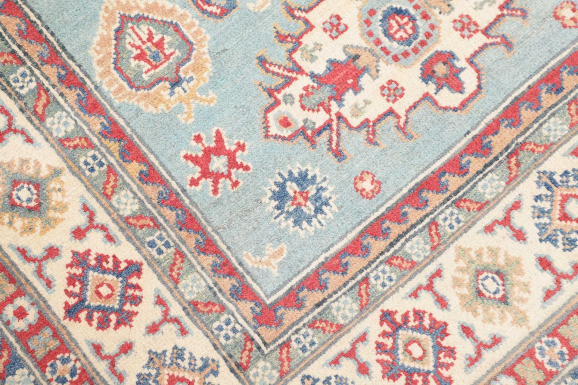 Handgeknüpfter Kazak Orientteppich, 124 × 186 cm, Wolle