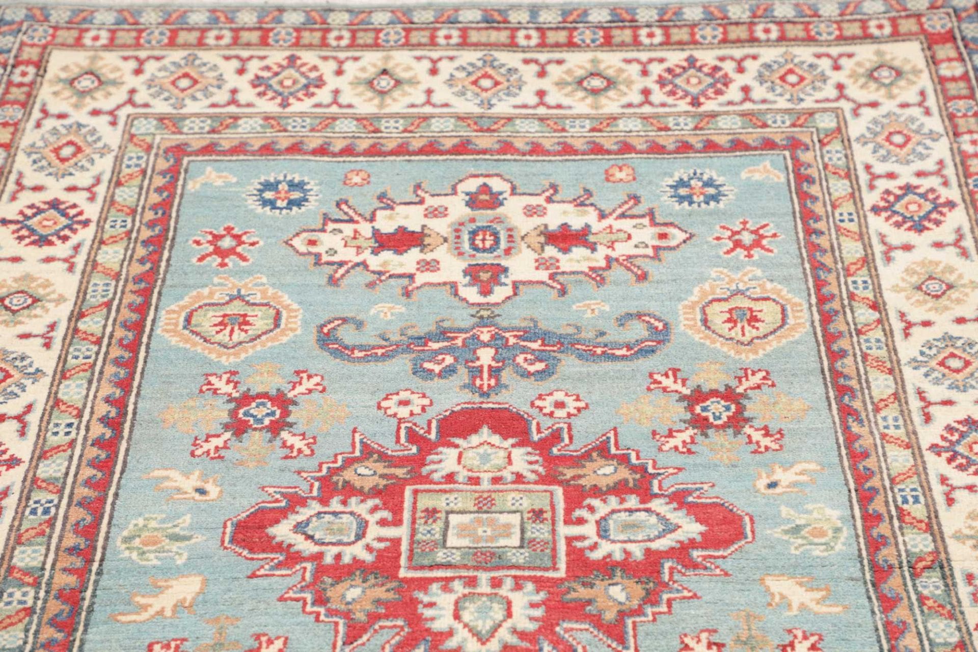 Handgeknüpfter Kazak Orientteppich, 124 × 186 cm, Wolle