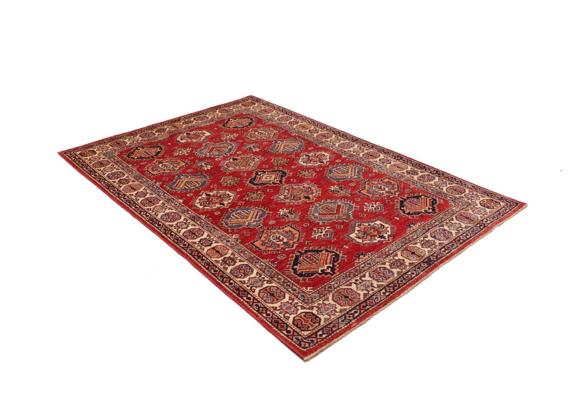 Kazak Orientteppich aus Pakistan, 146 × 205 cm