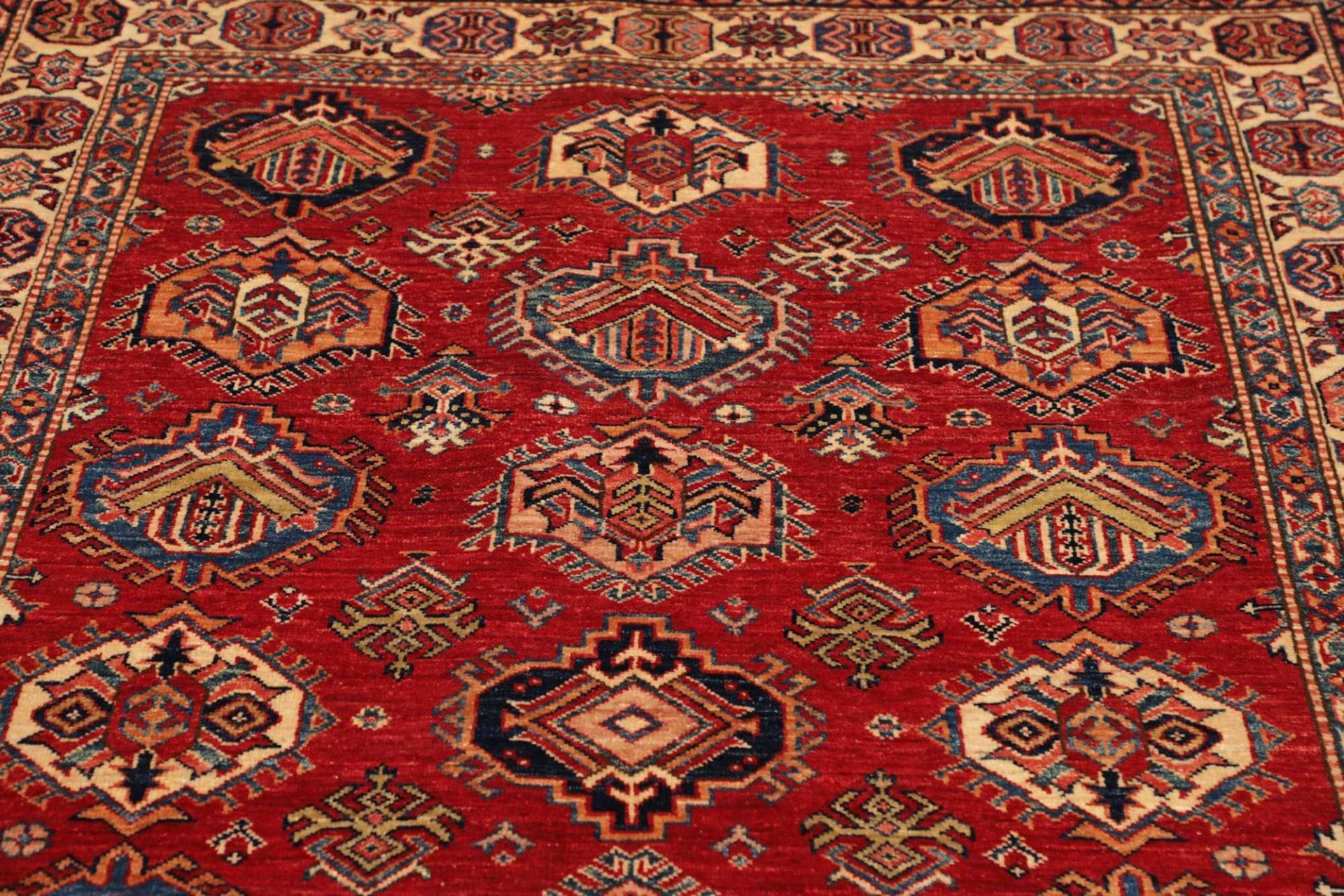 Kazak Orientteppich aus Pakistan, 146 × 205 cm