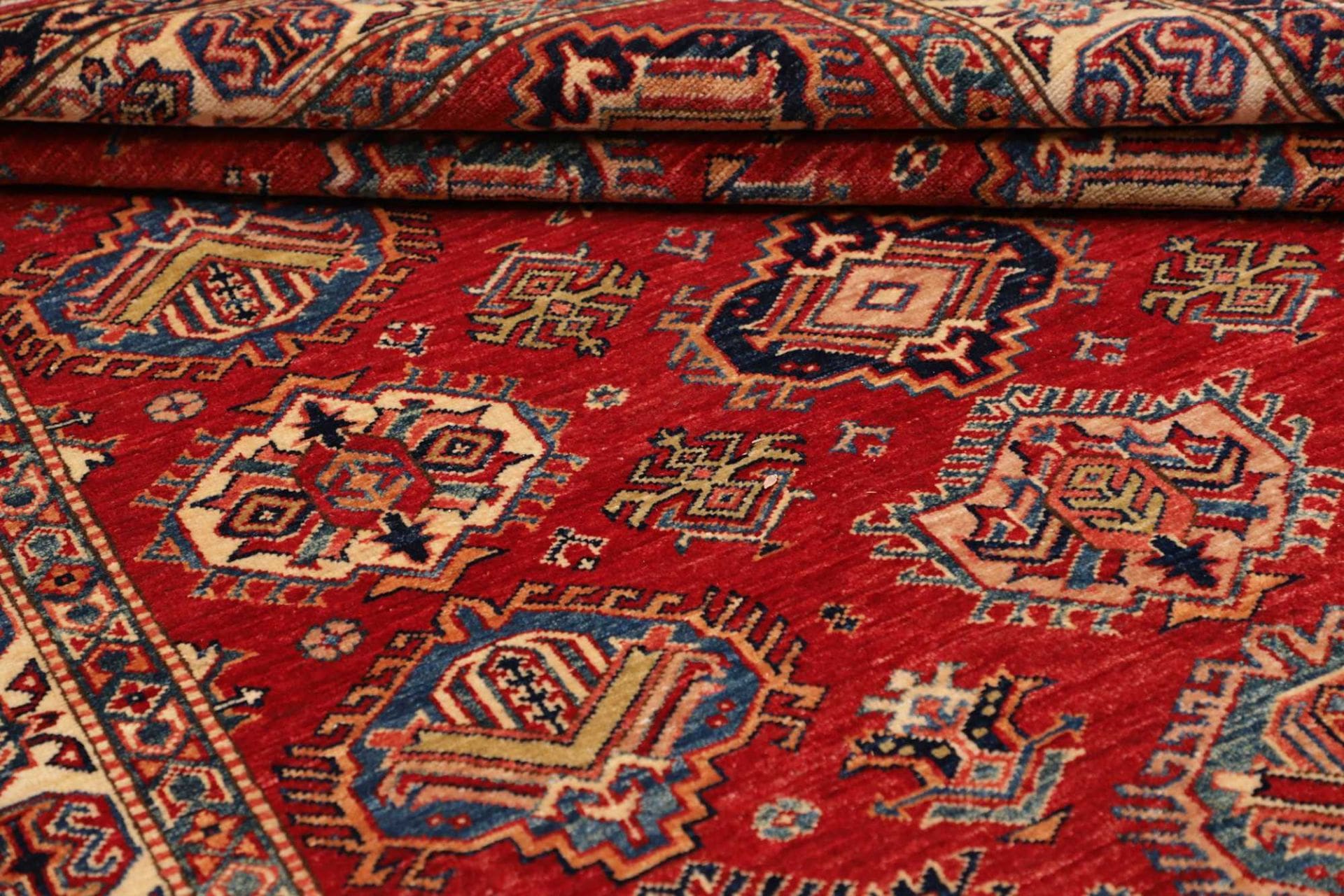 Kazak Orientteppich aus Pakistan, 146 × 205 cm