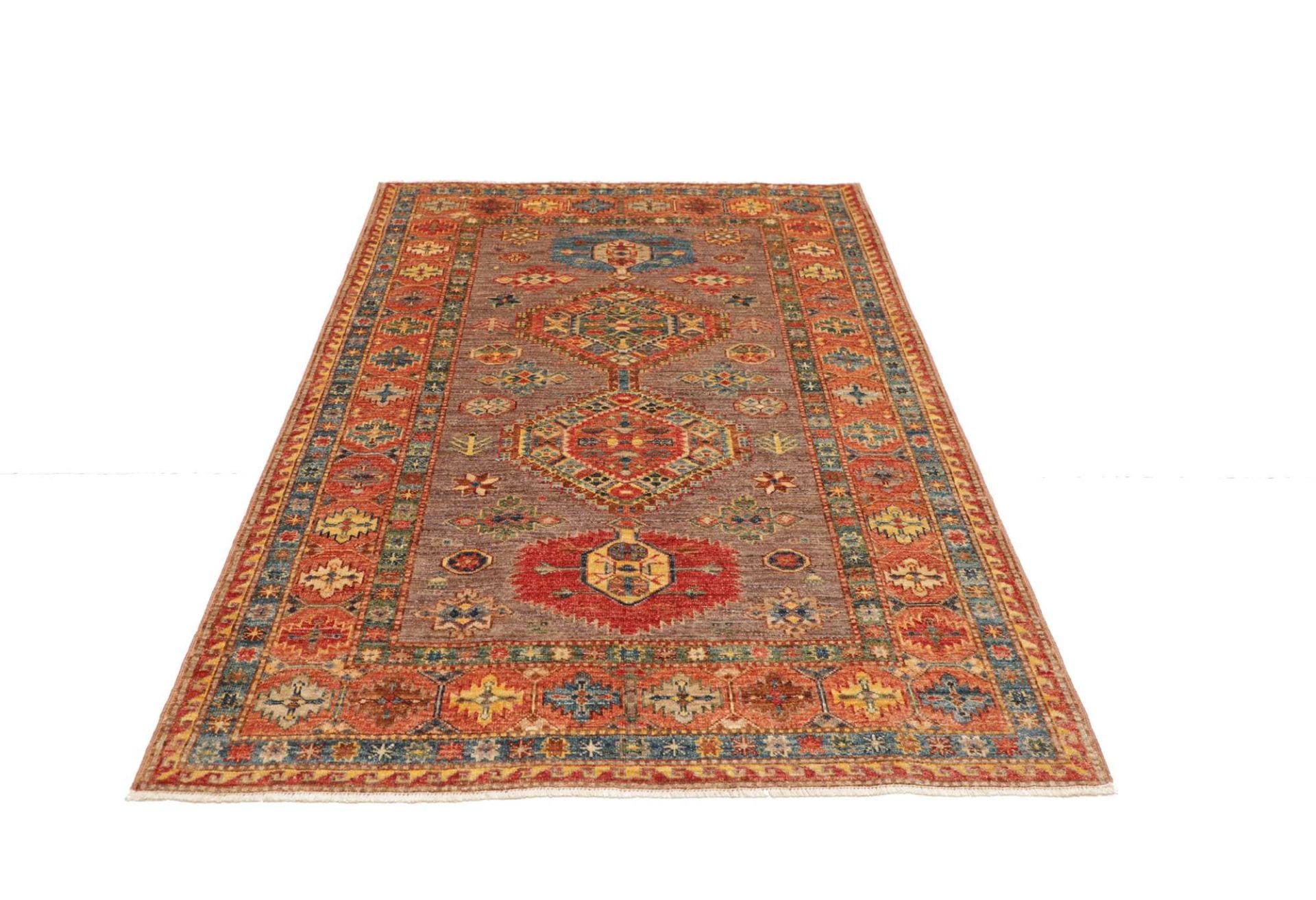 Kazak Orientteppich 127 × 186 cm aus Wolle, handgeknüpft
