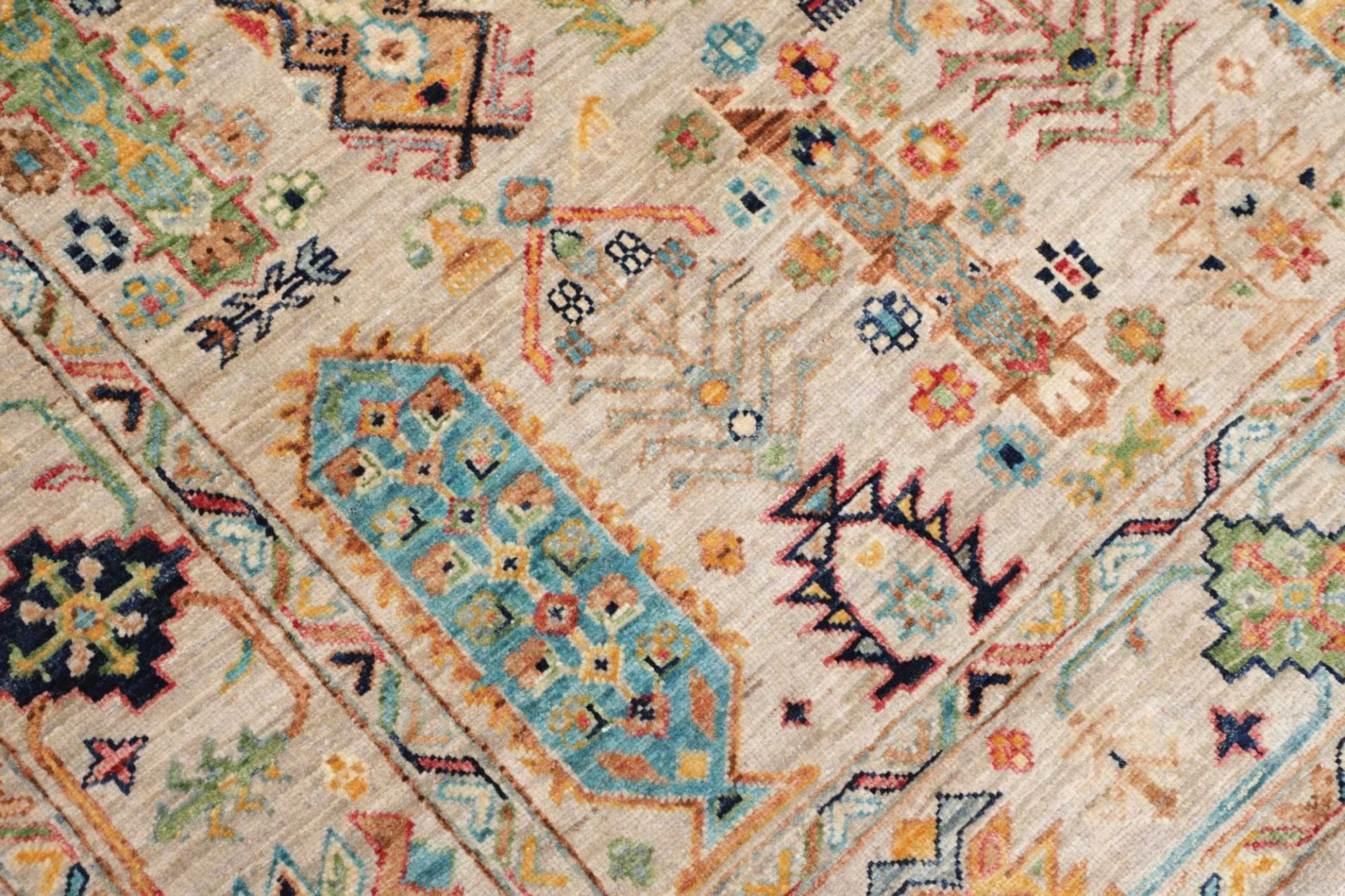 Samarkand Orientteppich 123 × 193 cm aus Wolle, handgeknüpft