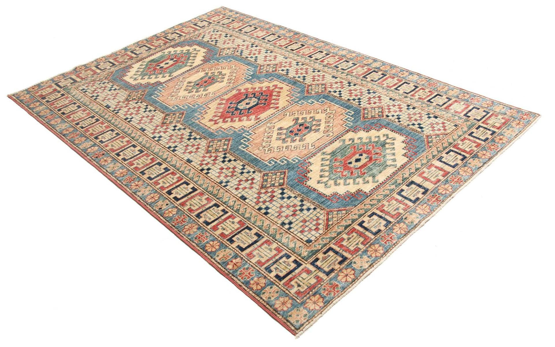 Handgeknüpfter Kazak Orientteppich, 149 × 205 cm, Wolle