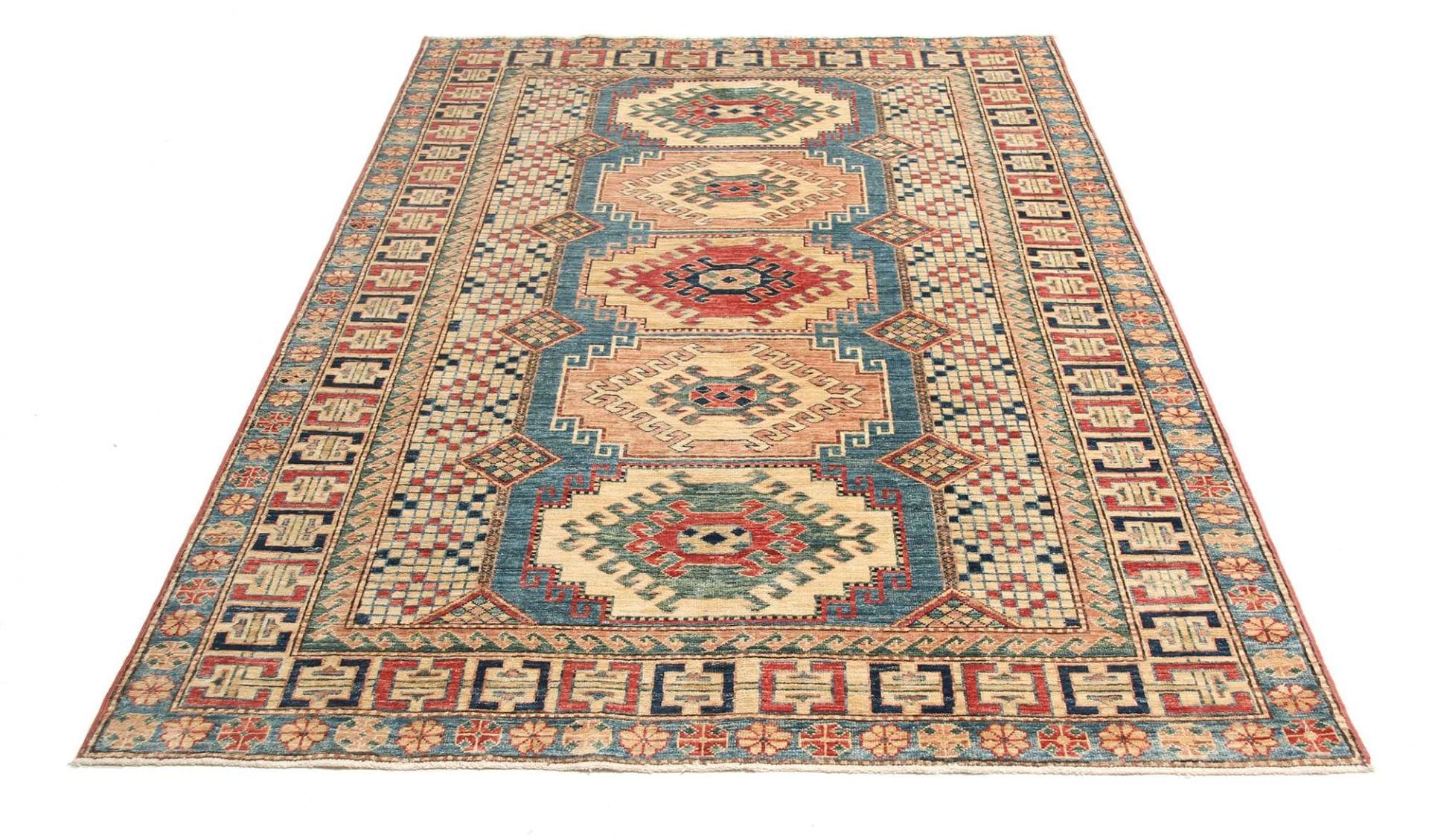 Handgeknüpfter Kazak Orientteppich, 149 × 205 cm, Wolle