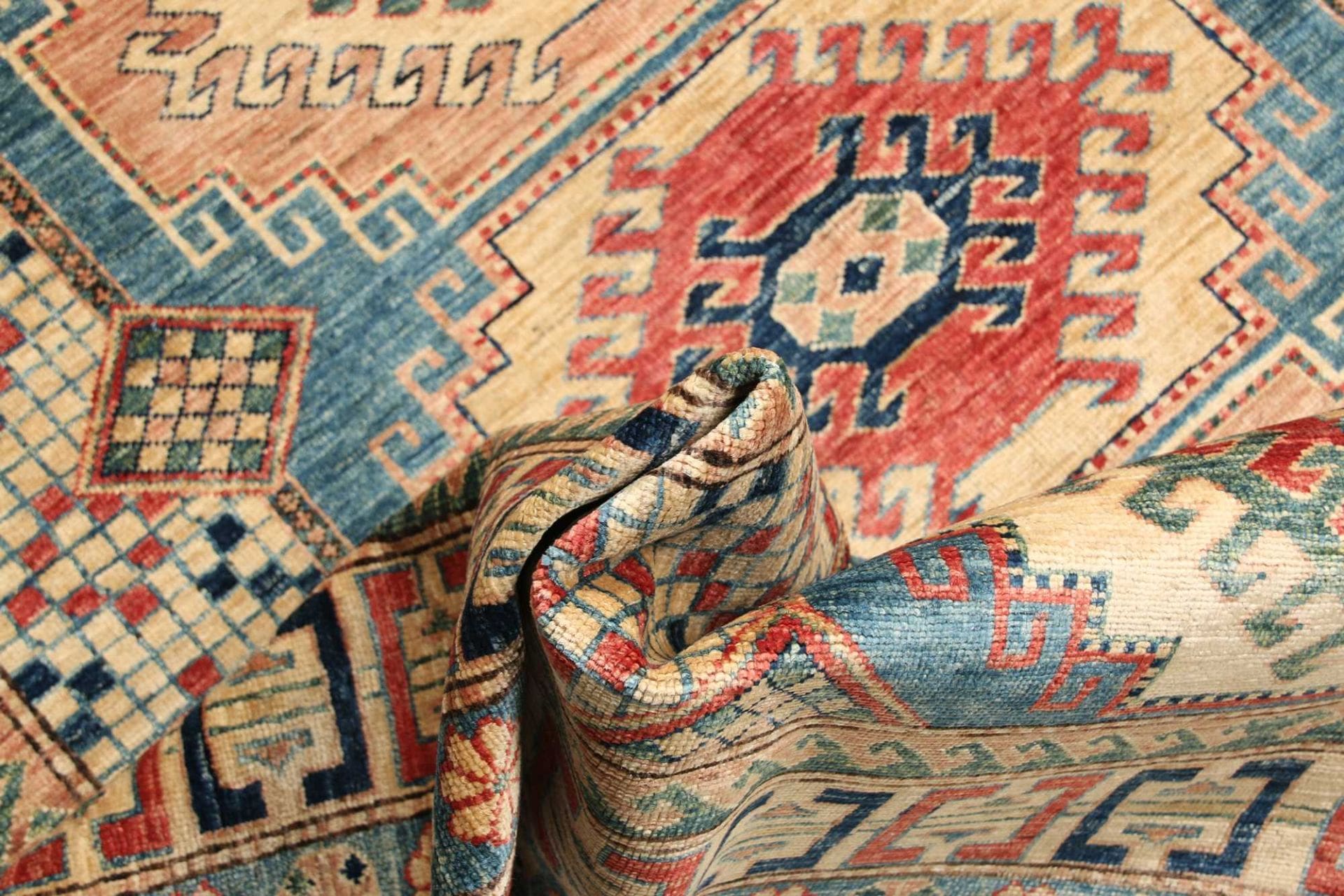 Handgeknüpfter Kazak Orientteppich, 149 × 205 cm, Wolle